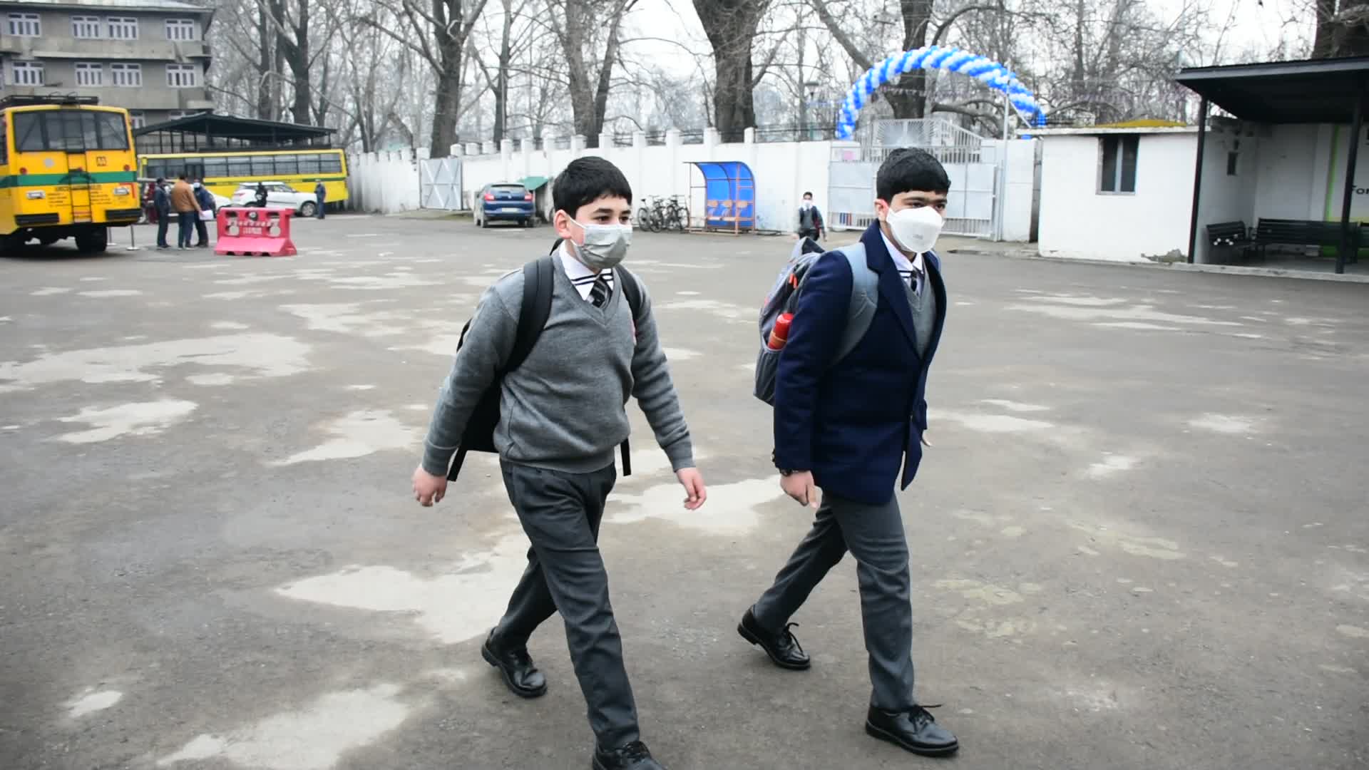 Schools in Kashmir Opened After 500 Days of Covid-19 Lockdown 
