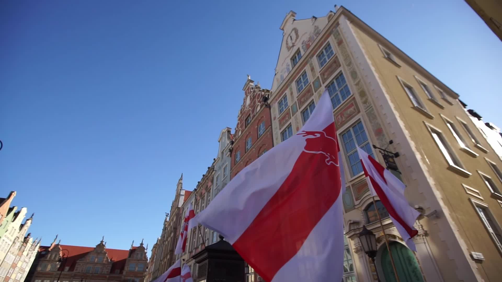 Belarusians Protest Against Ukraine War In Gdansk, Poland