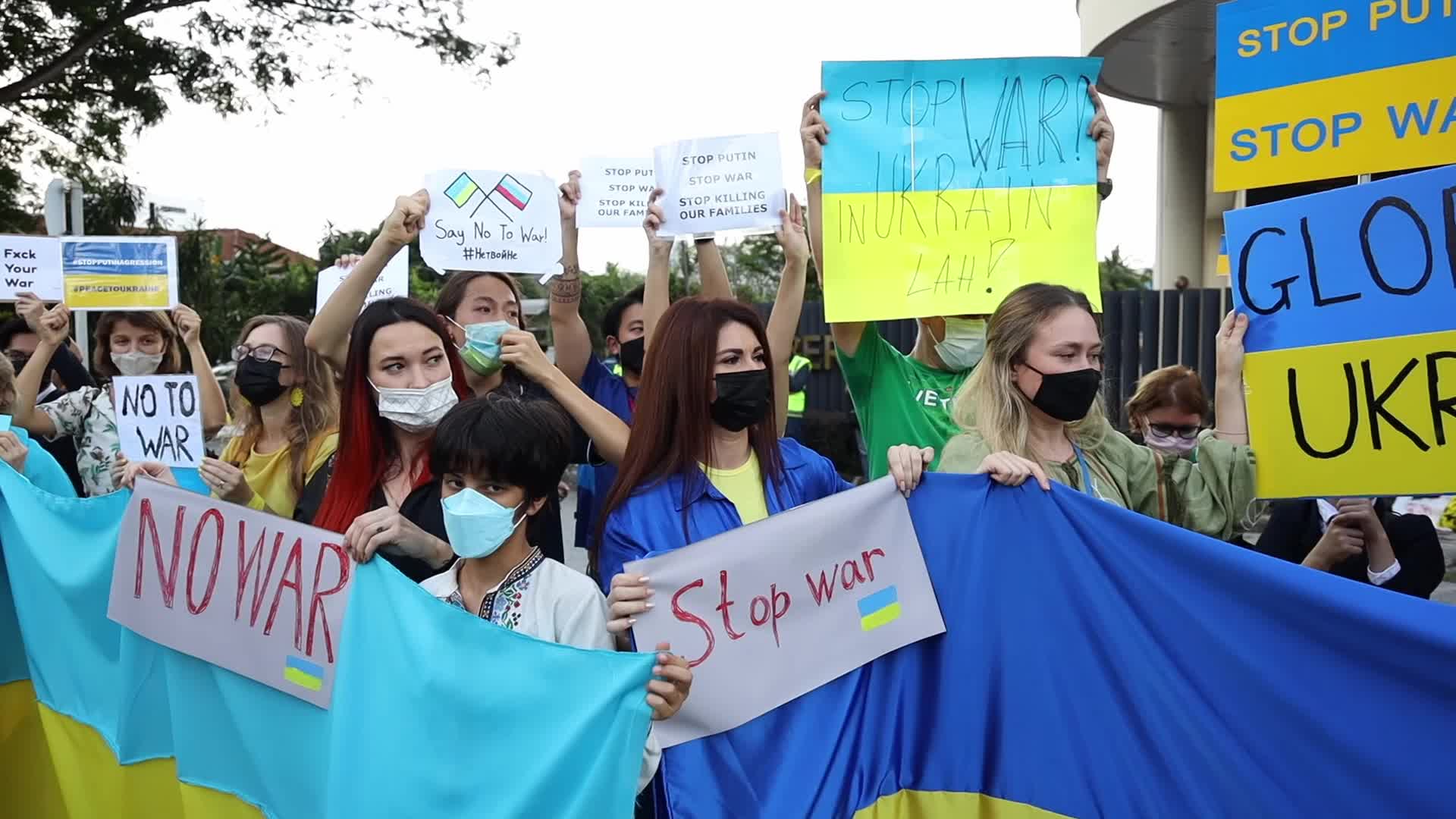 Protest against Russian invasion of Ukraine in Malaysia