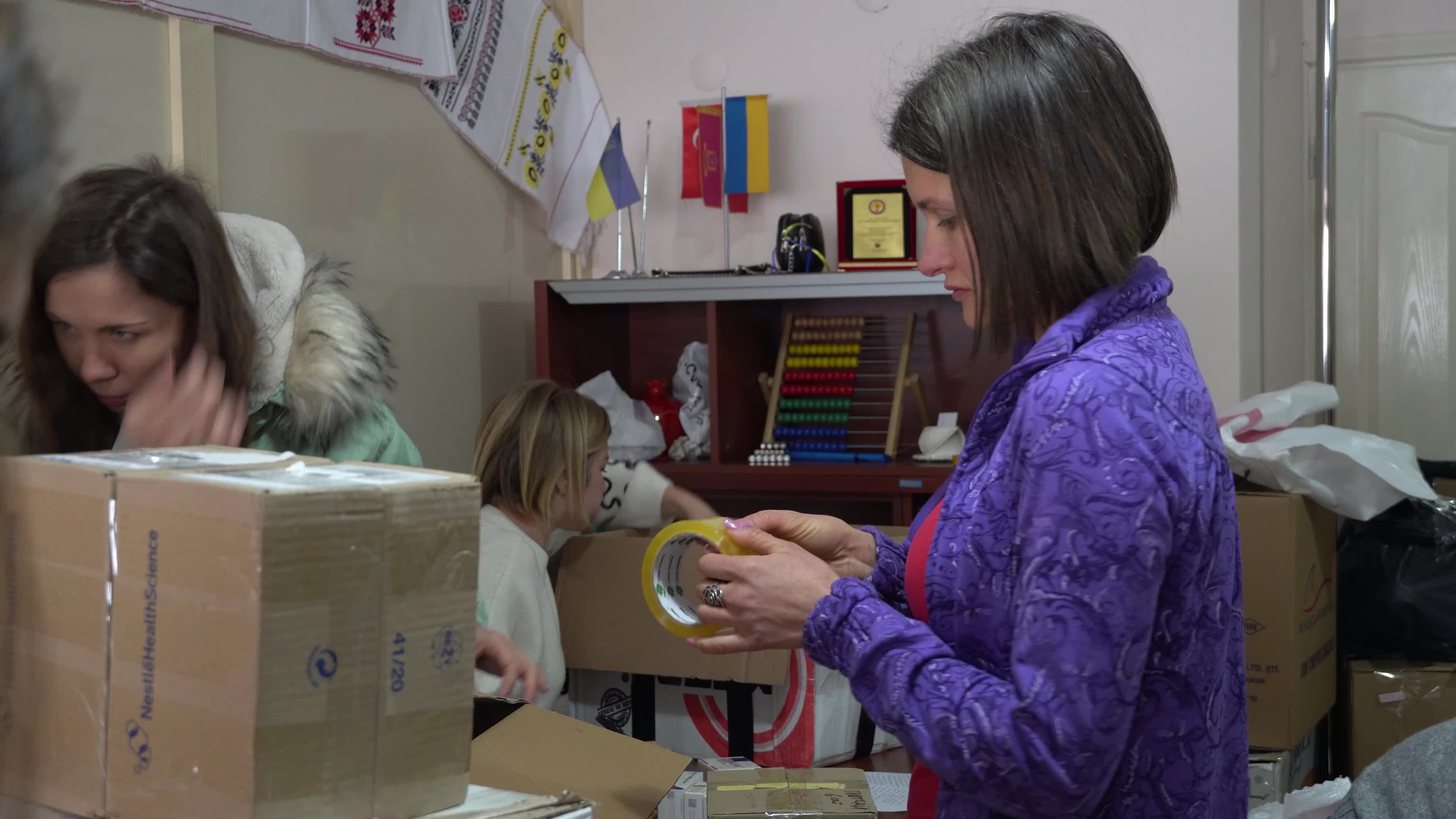 Humanitarian aid for Ukraine in Turkey