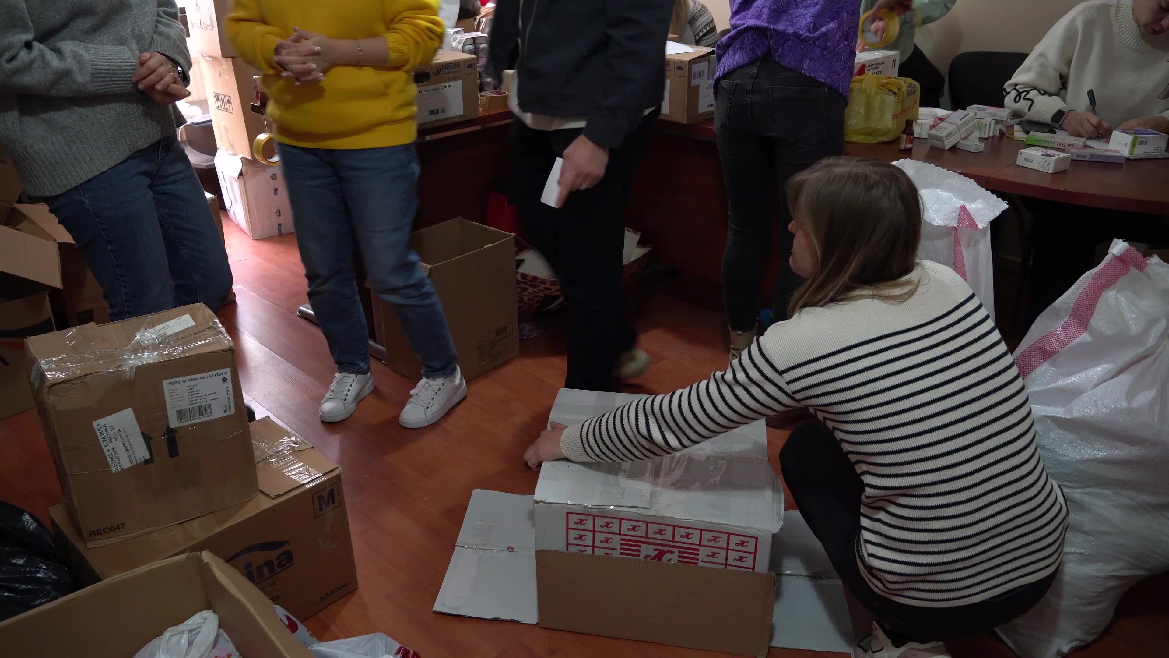 Humanitarian aid for Ukraine in Turkey