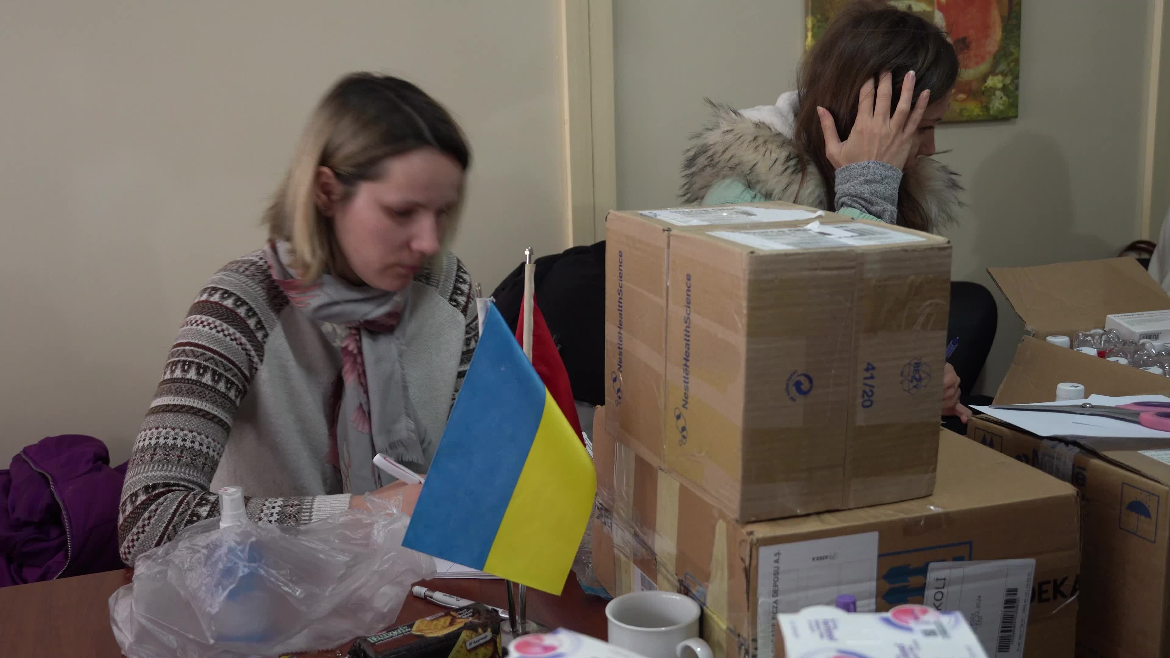 Humanitarian aid for Ukraine in Turkey
