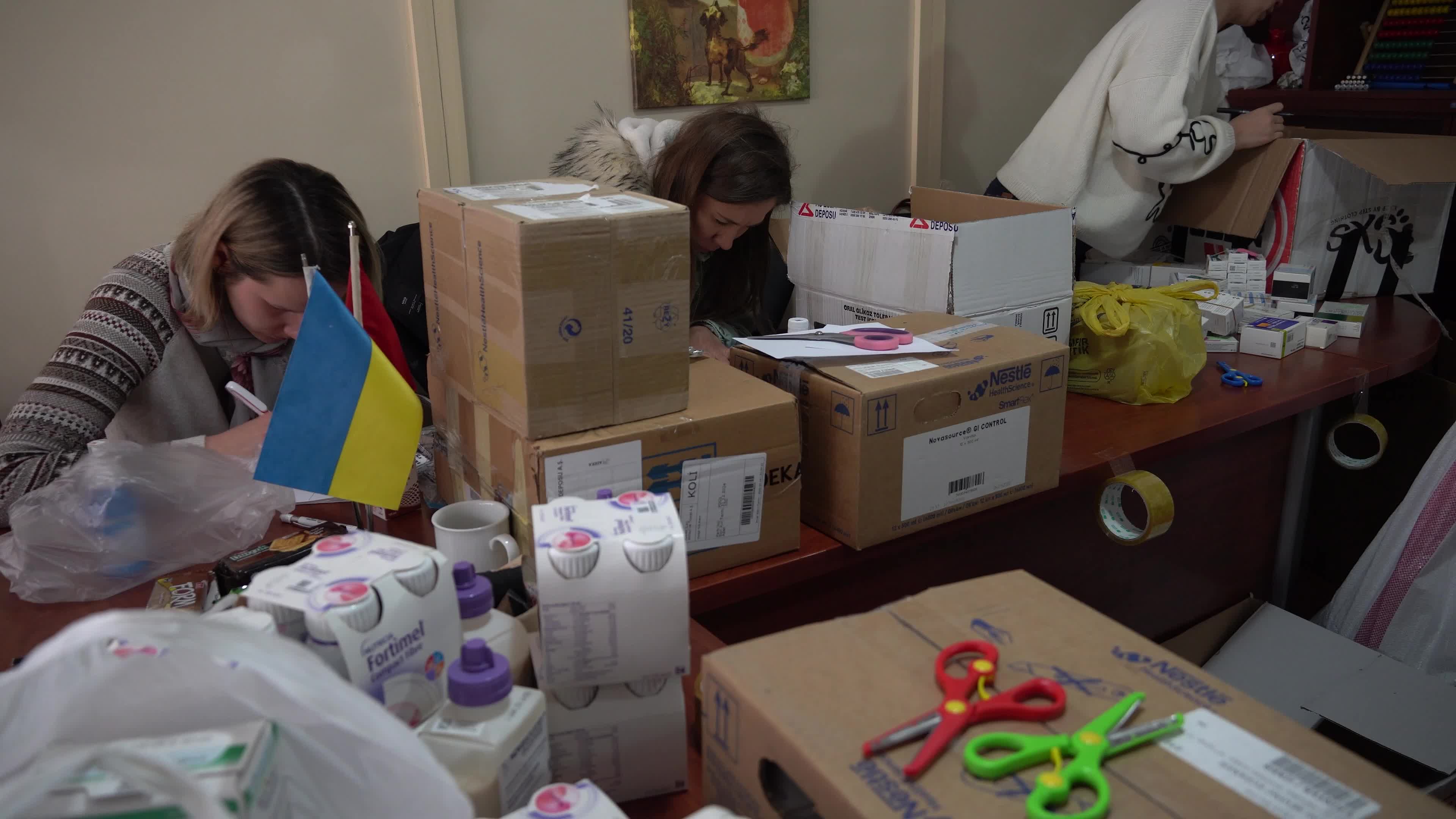 Humanitarian aid for Ukraine in Turkey