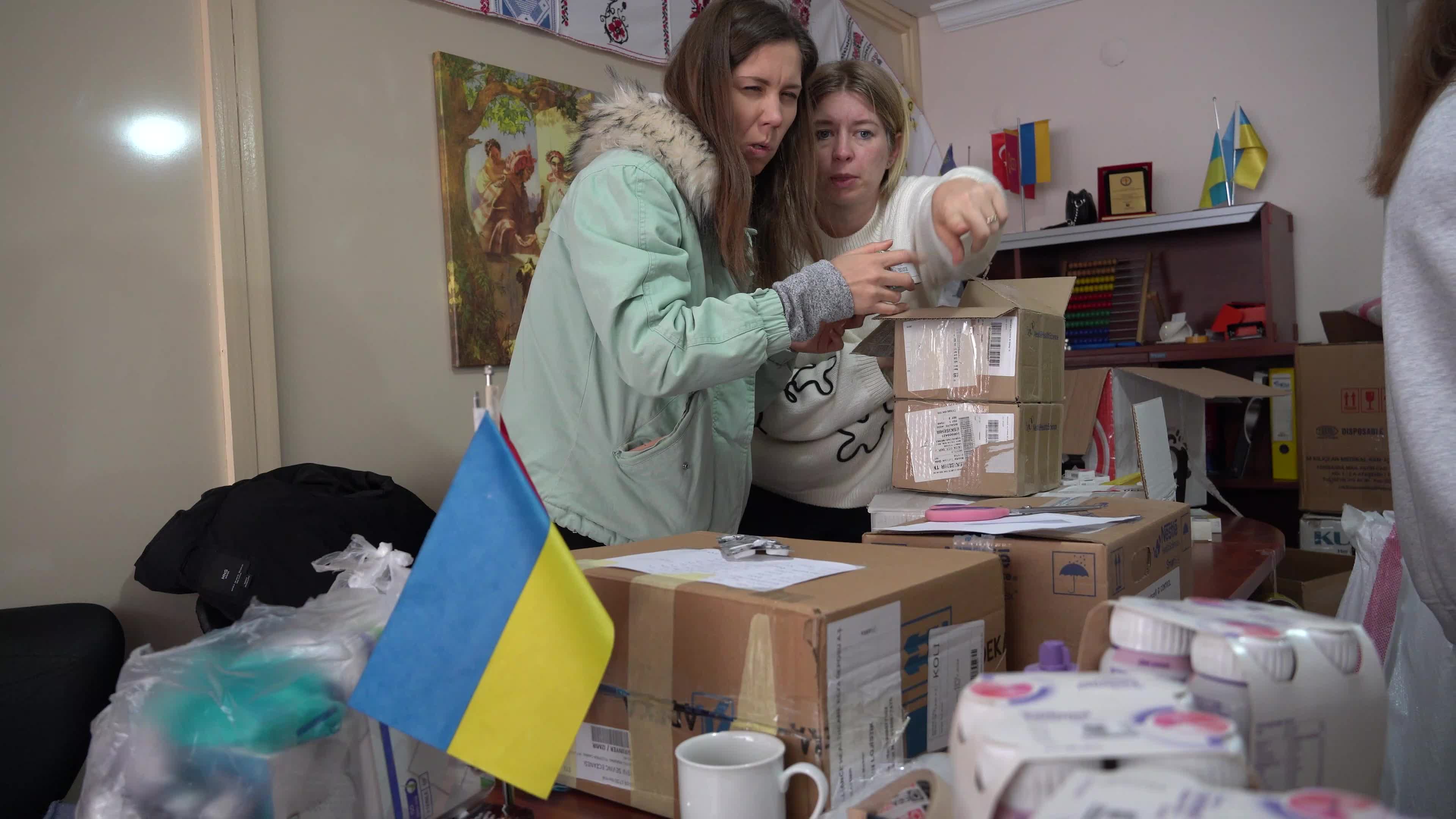 Humanitarian aid for Ukraine in Turkey