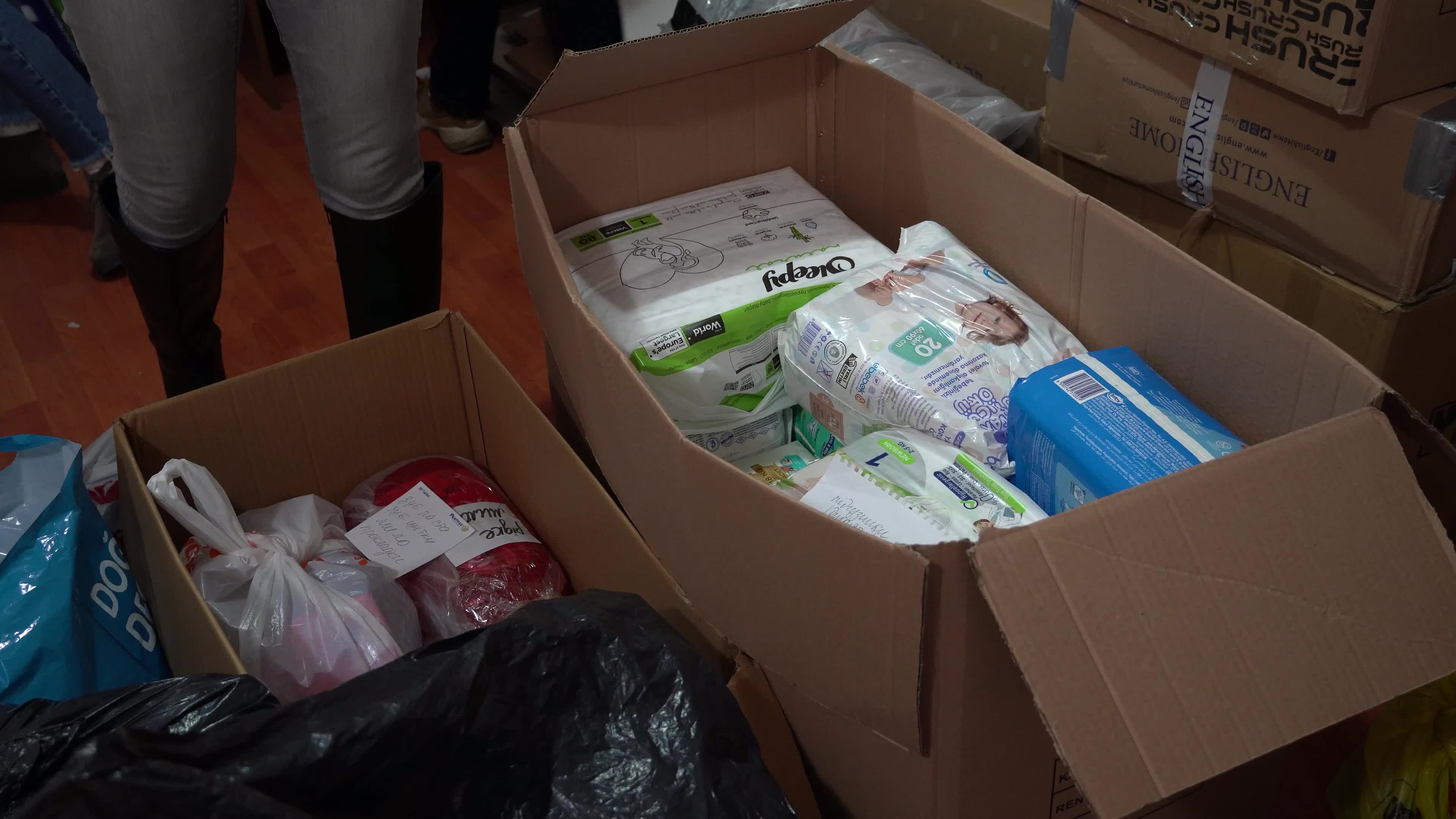 Humanitarian aid for Ukraine in Turkey