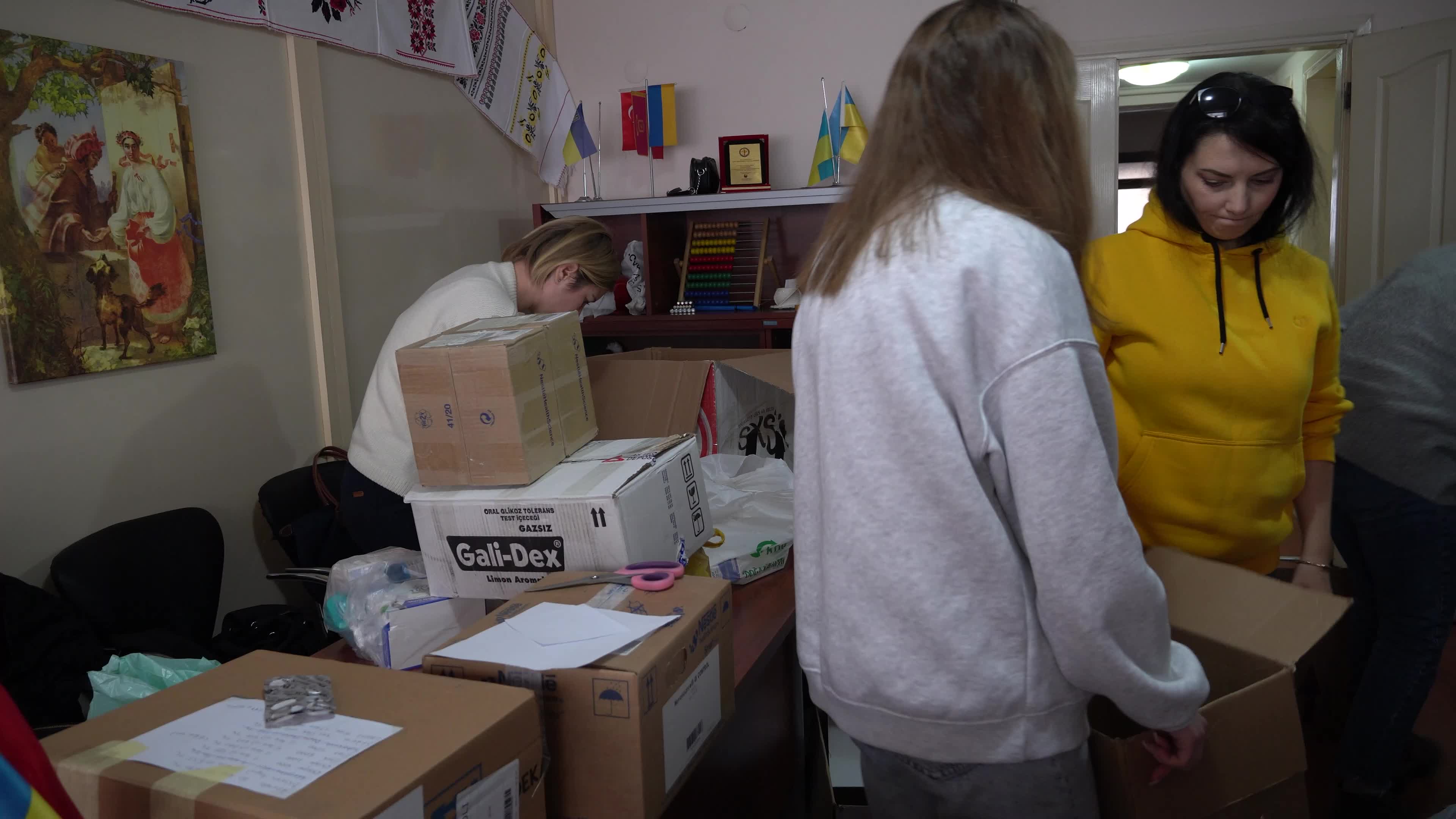 Humanitarian aid for Ukraine in Turkey