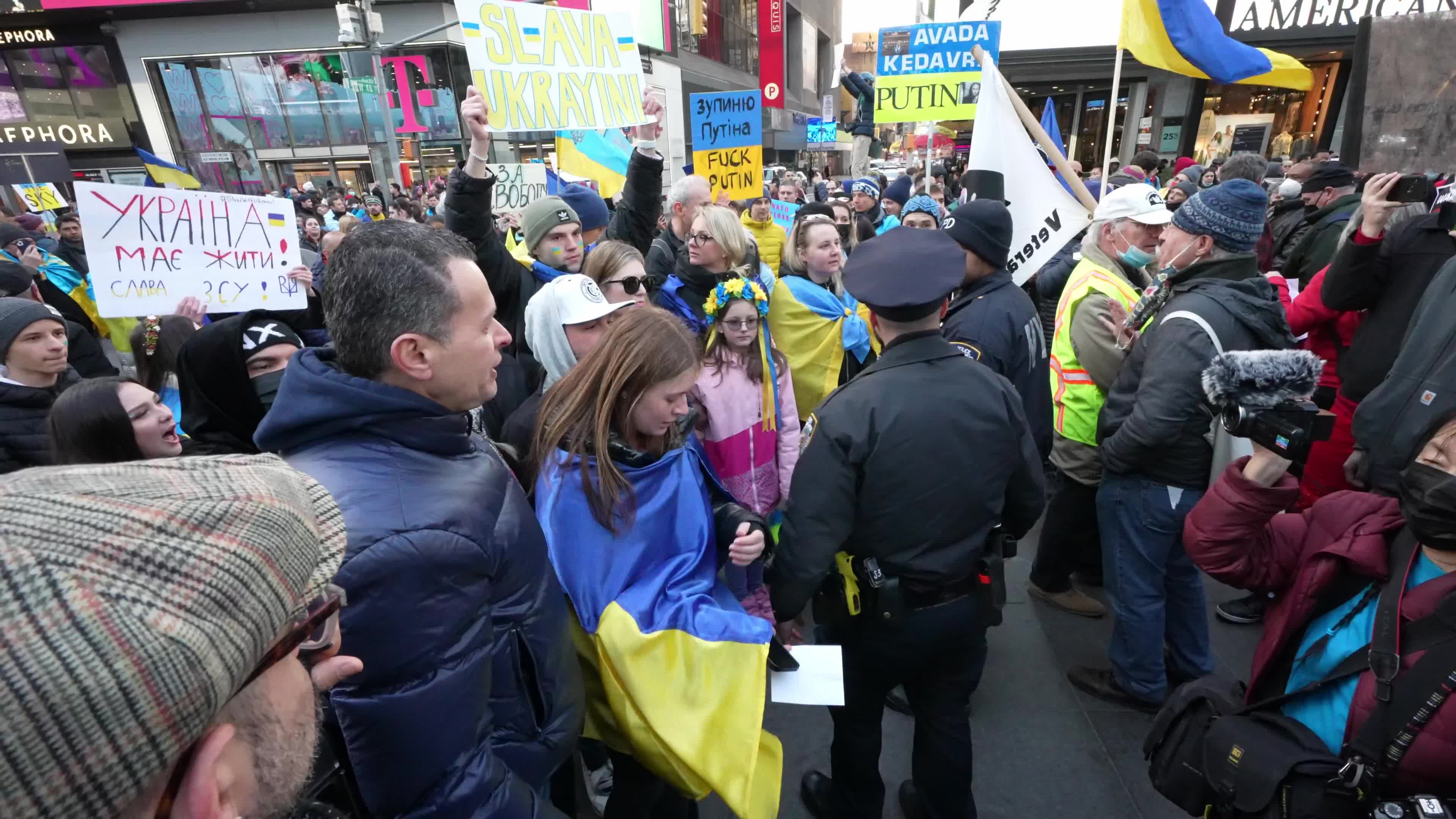 Anti-NATO Protest in NYC