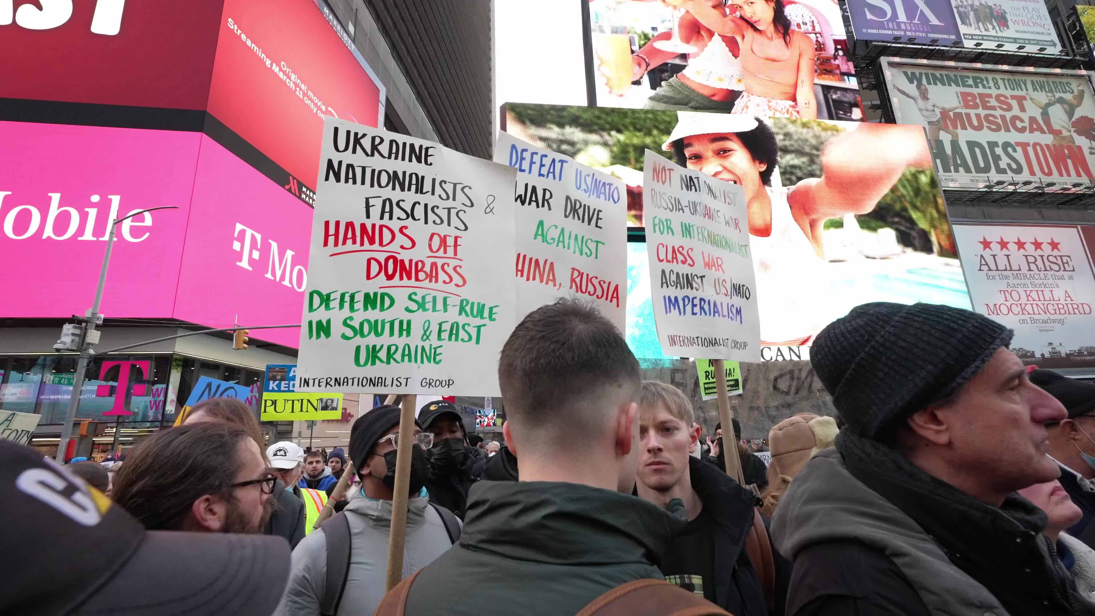 Anti-NATO Protest in NYC