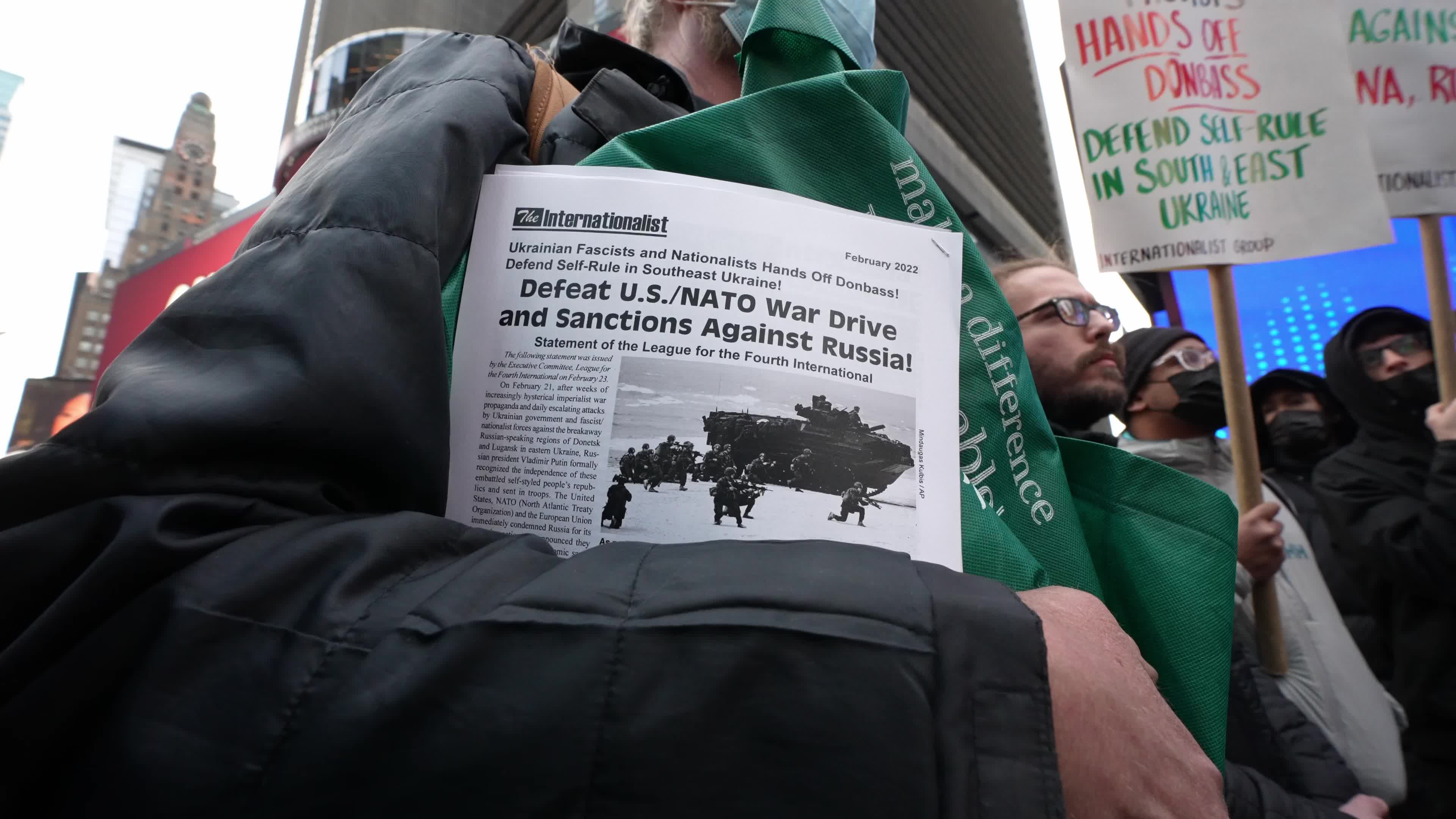 Anti-NATO Protest in NYC