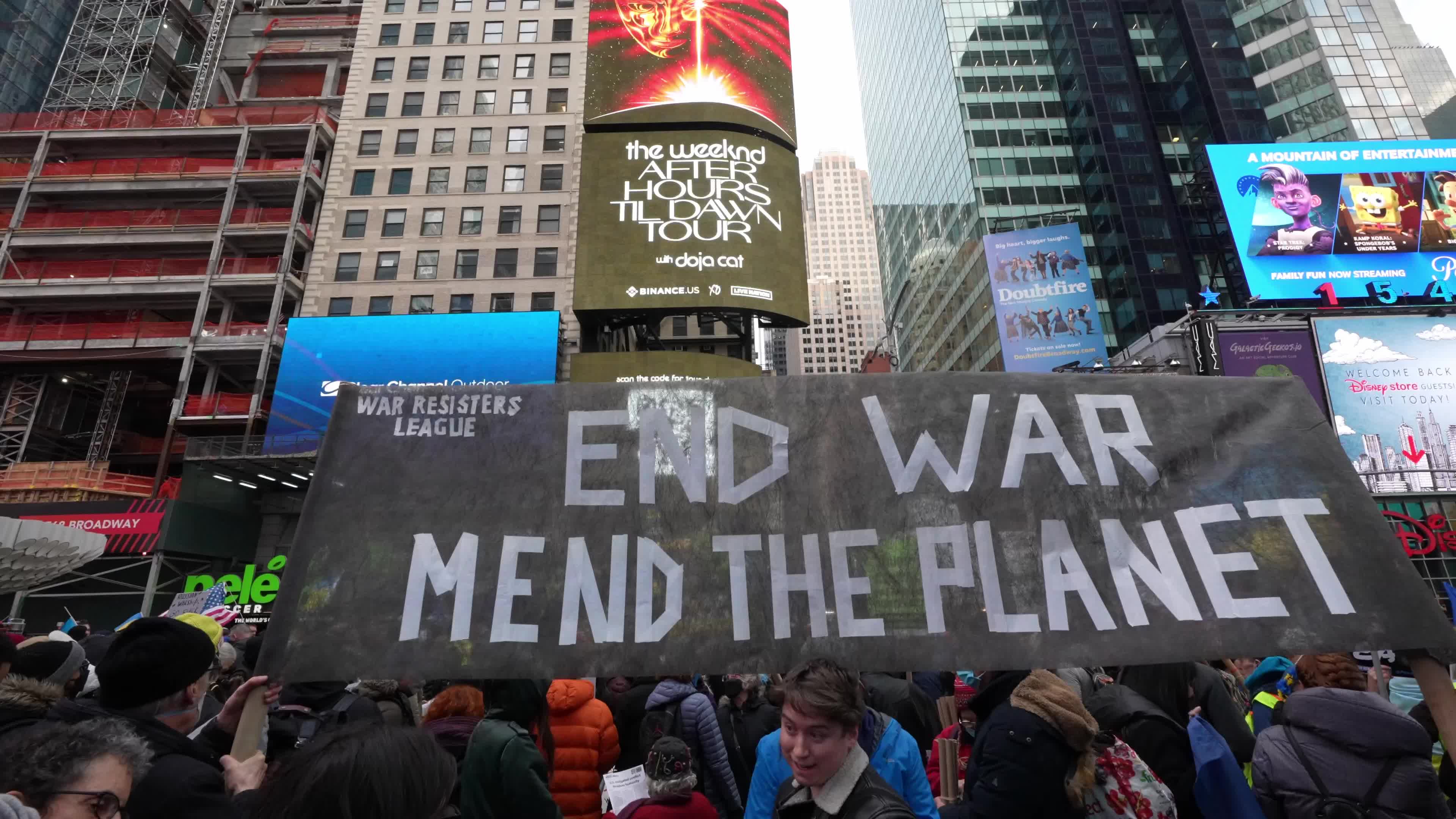Anti-NATO Protest in NYC