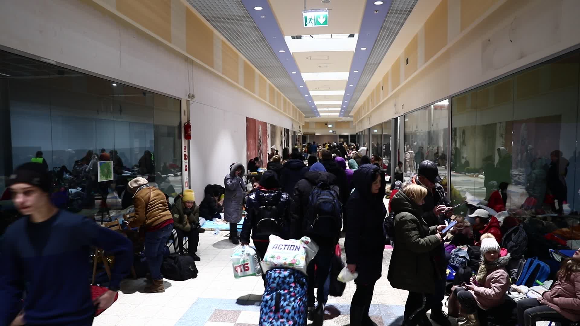 Temporary Shelter For Ukrainian Refugees In Poland
