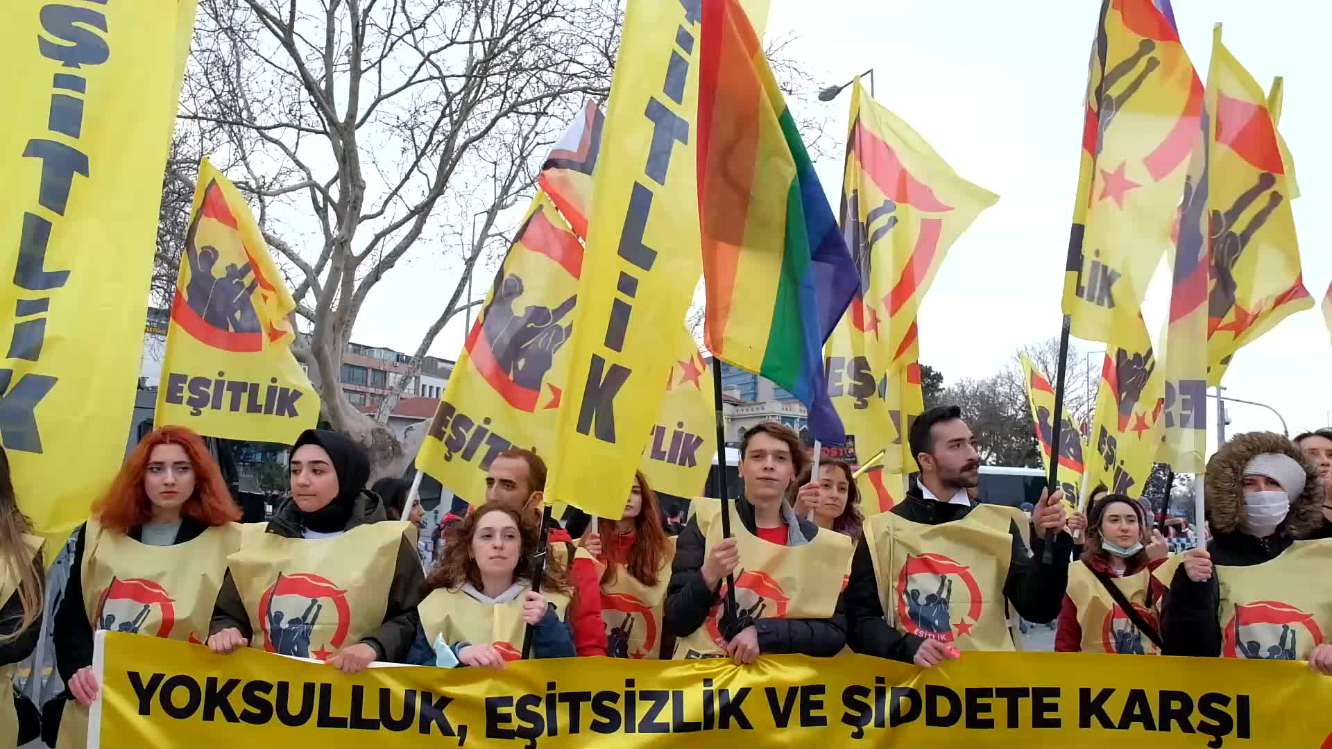 Protest For International Women's Day In Istanbul