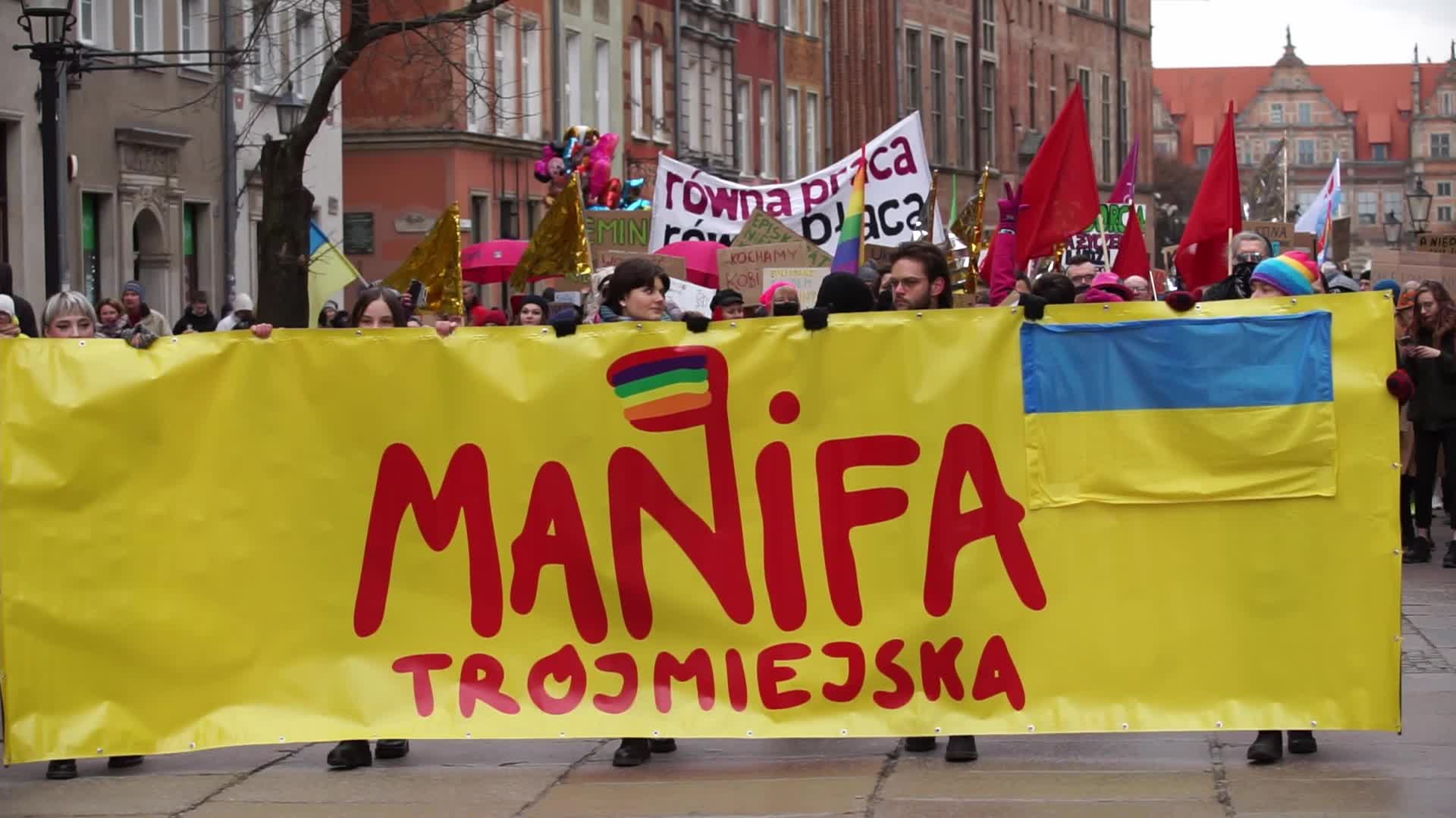 Annual Woman Rights Rally In Gdansk, Poland
