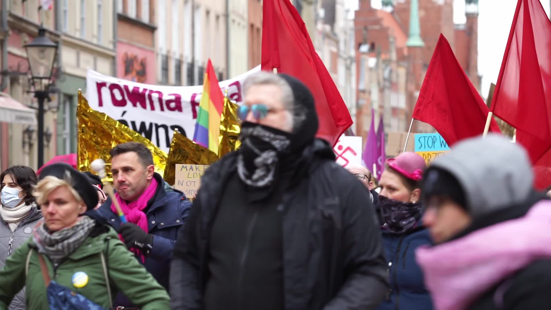 Annual Woman Rights Rally In Gdansk, Poland