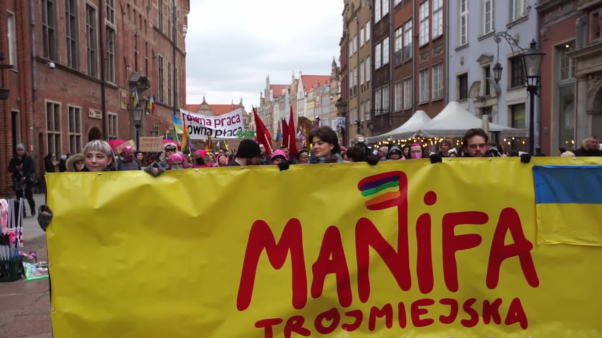 Annual Woman Rights Rally In Gdansk, Poland