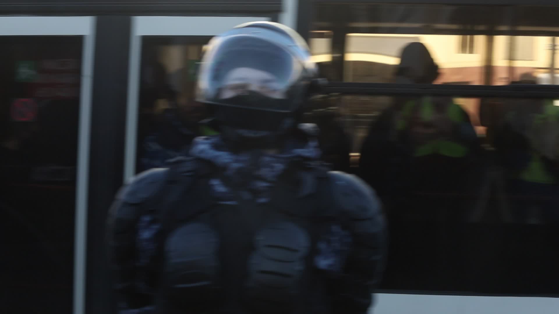 Protest against military operation in Ukraine in St. Petersburg, Russia