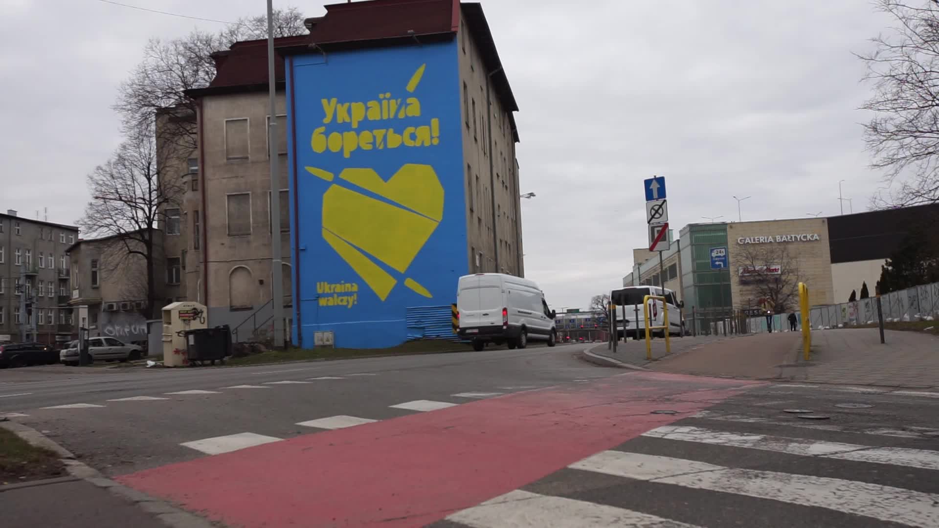 Ukraine Is Fighting Mural In Gdansk, Poland