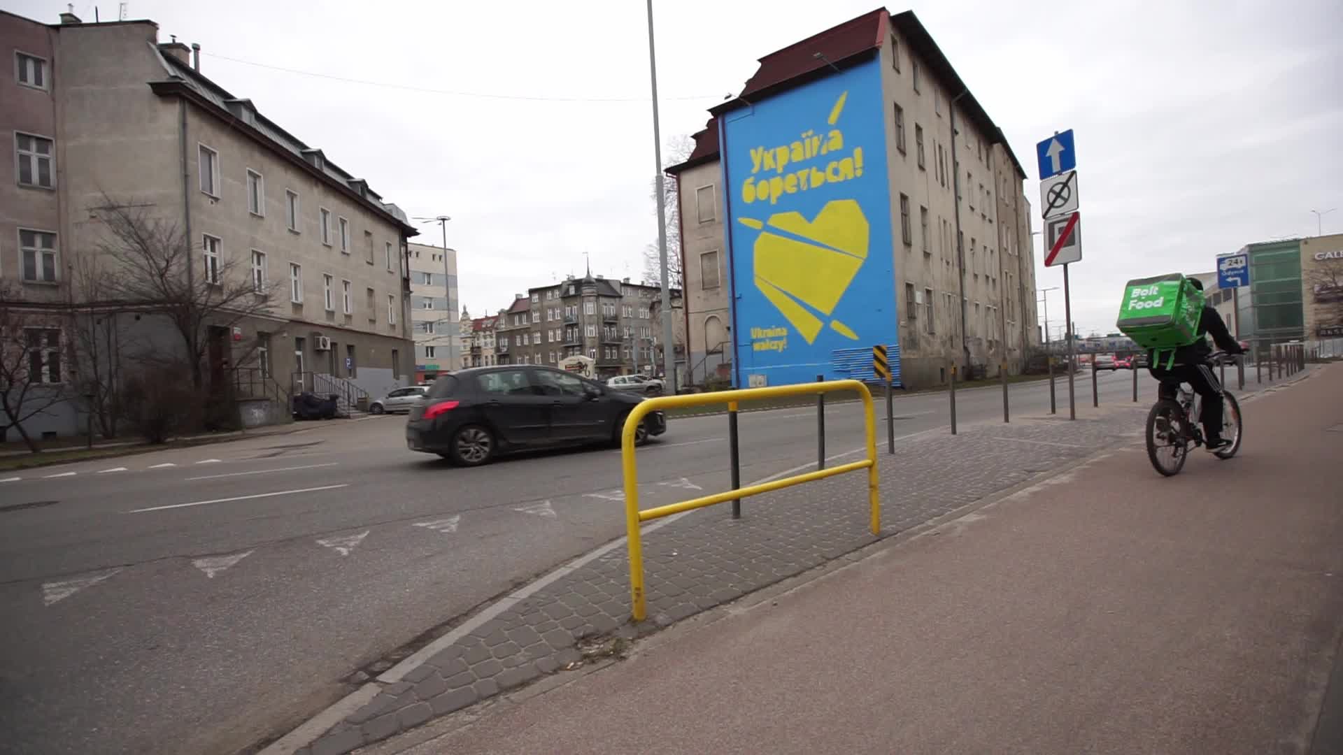 Ukraine Is Fighting Mural In Gdansk, Poland