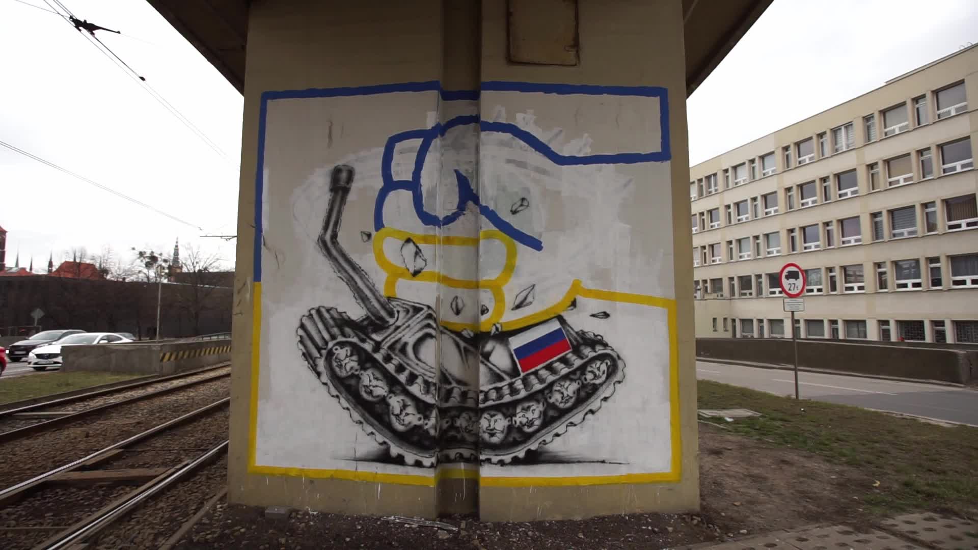 Artists Support Ukraine In Gdansk, Poland