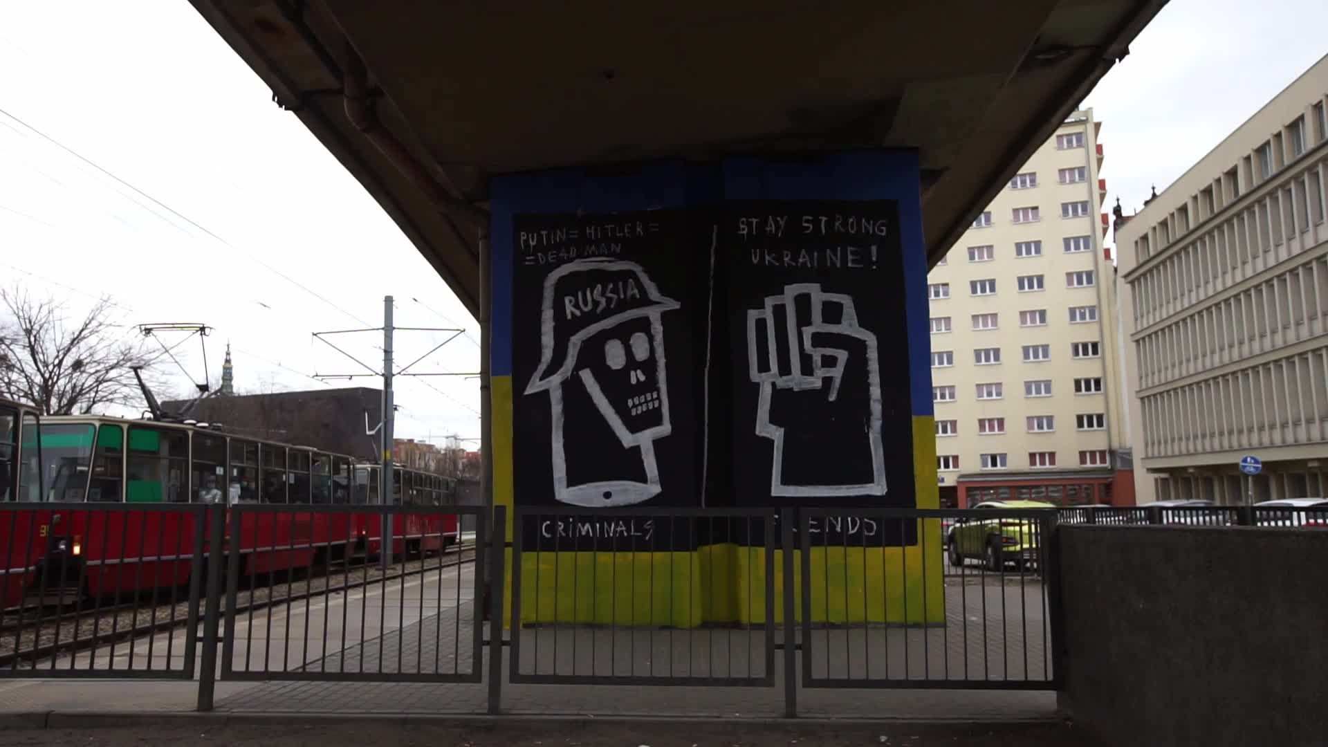 Artists Support Ukraine In Gdansk, Poland