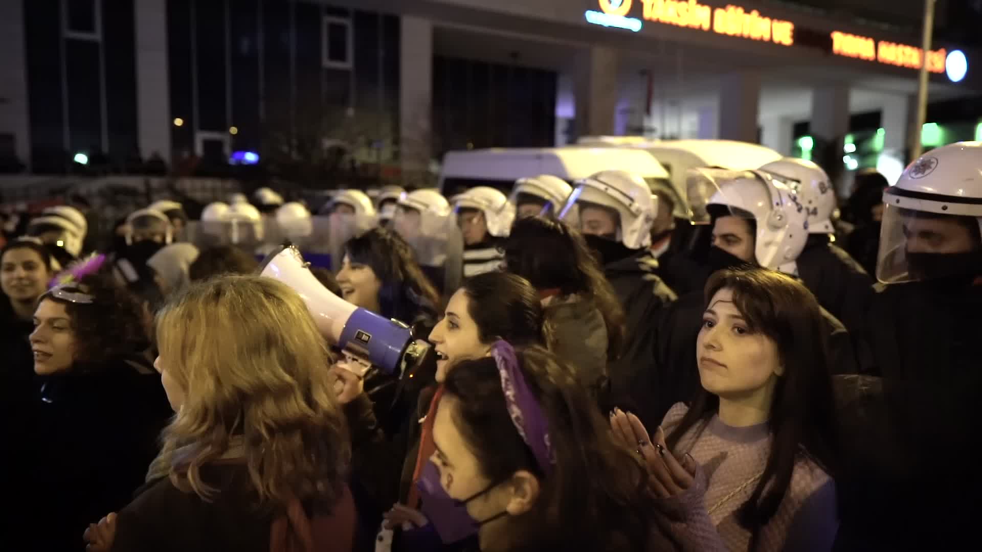 Protest For International Women's Day In Istanbul