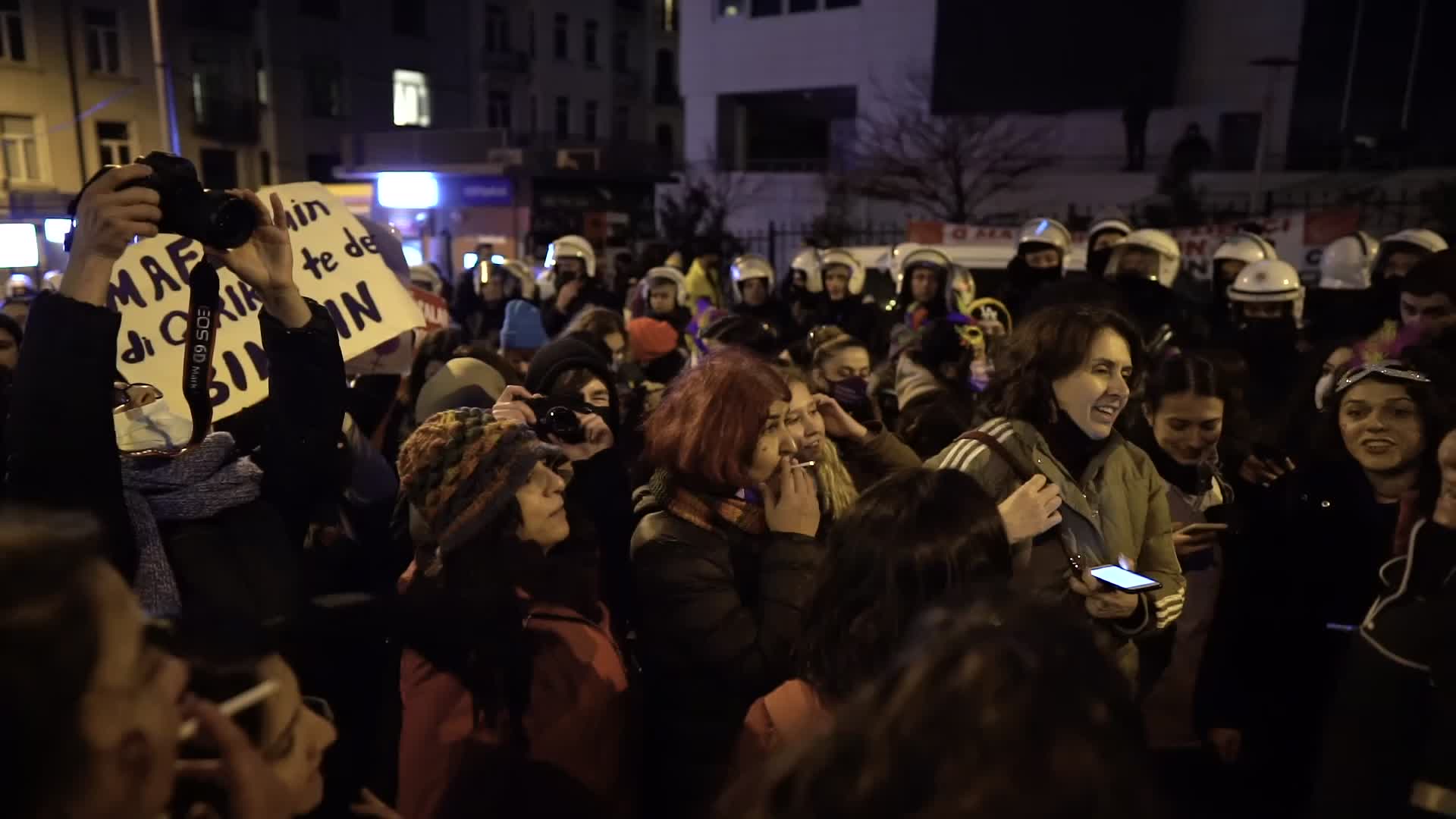 Protest For International Women's Day In Istanbul