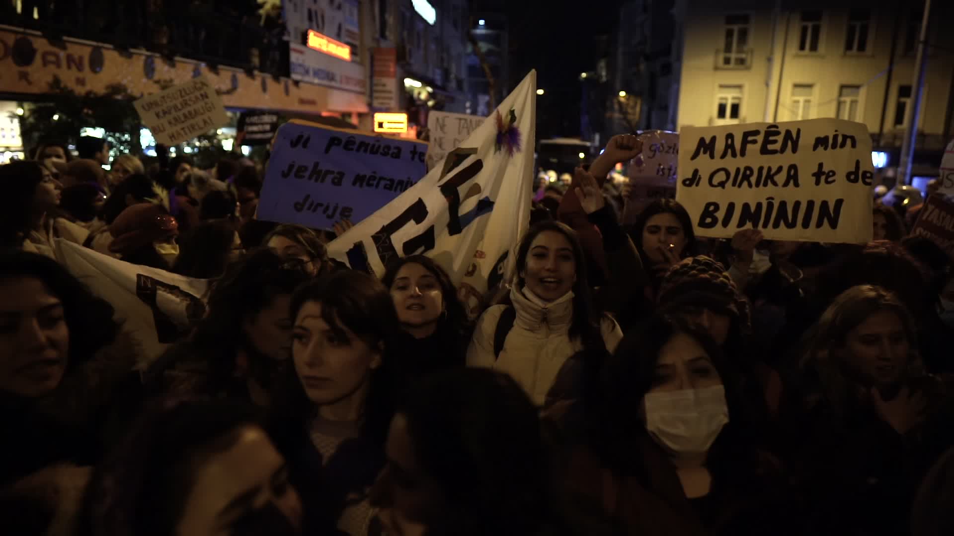 Protest For International Women's Day In Istanbul