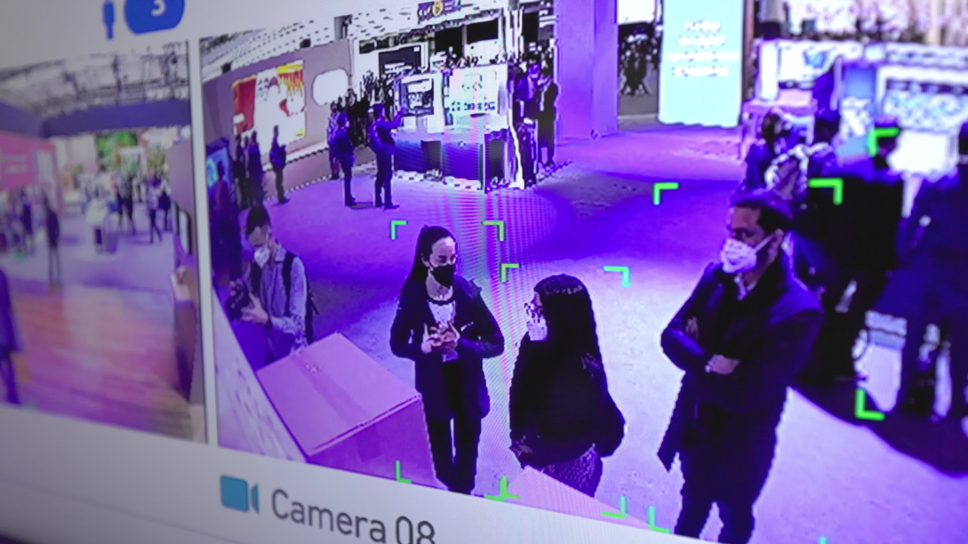 A person detection AI camera software 