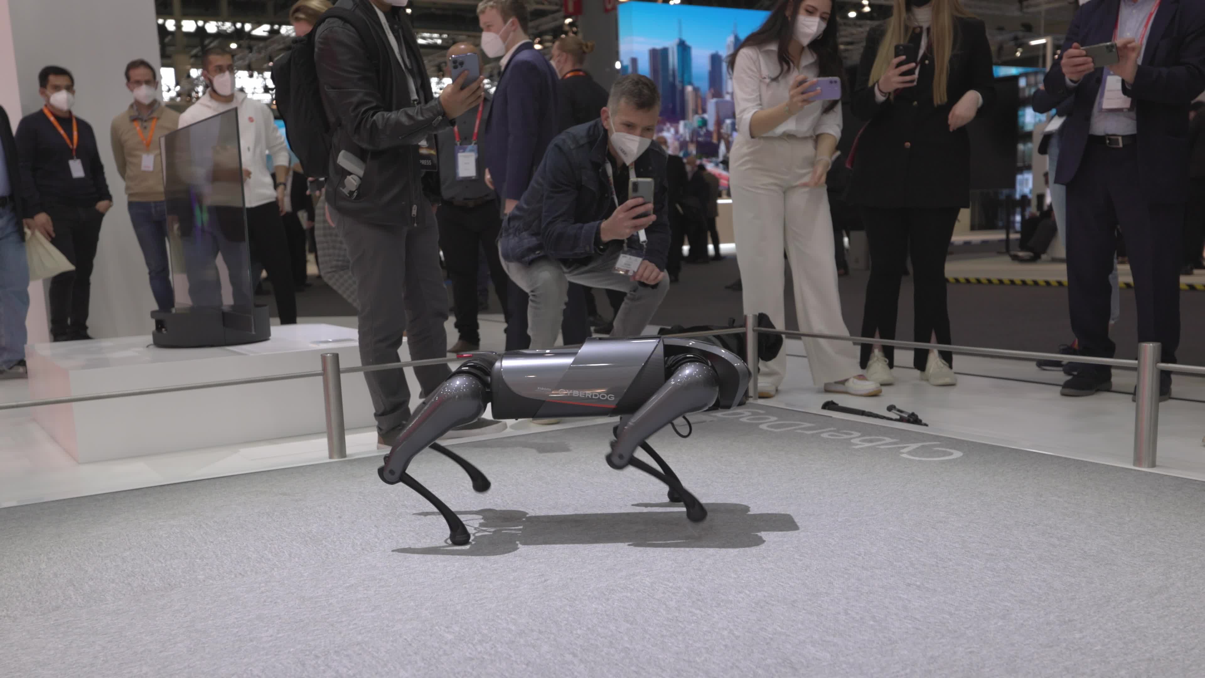CyberDog, the dog-inspired robot by the Chinese brand Xiaomi.