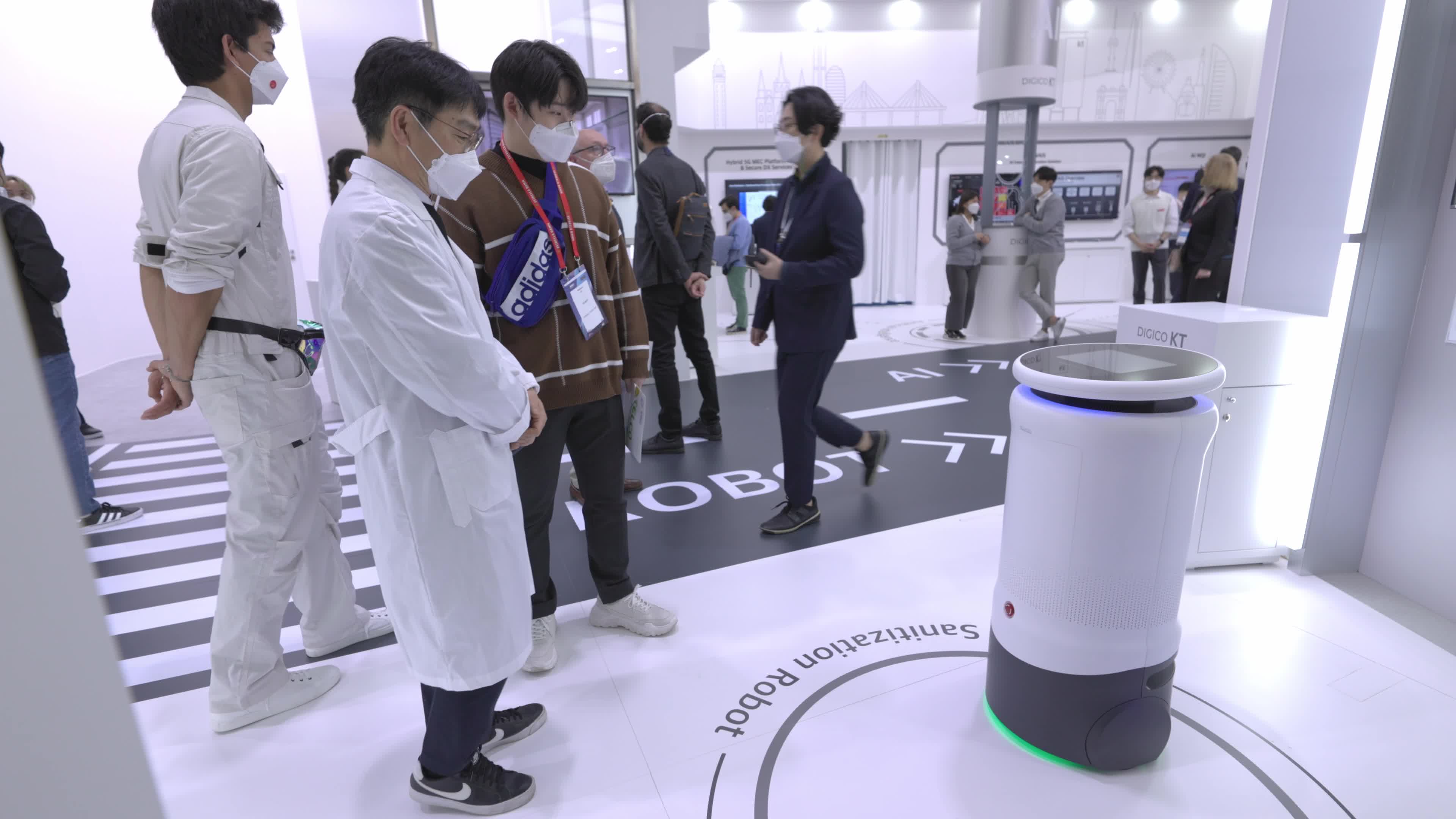  Digico KT AI Sanitization Robots robots