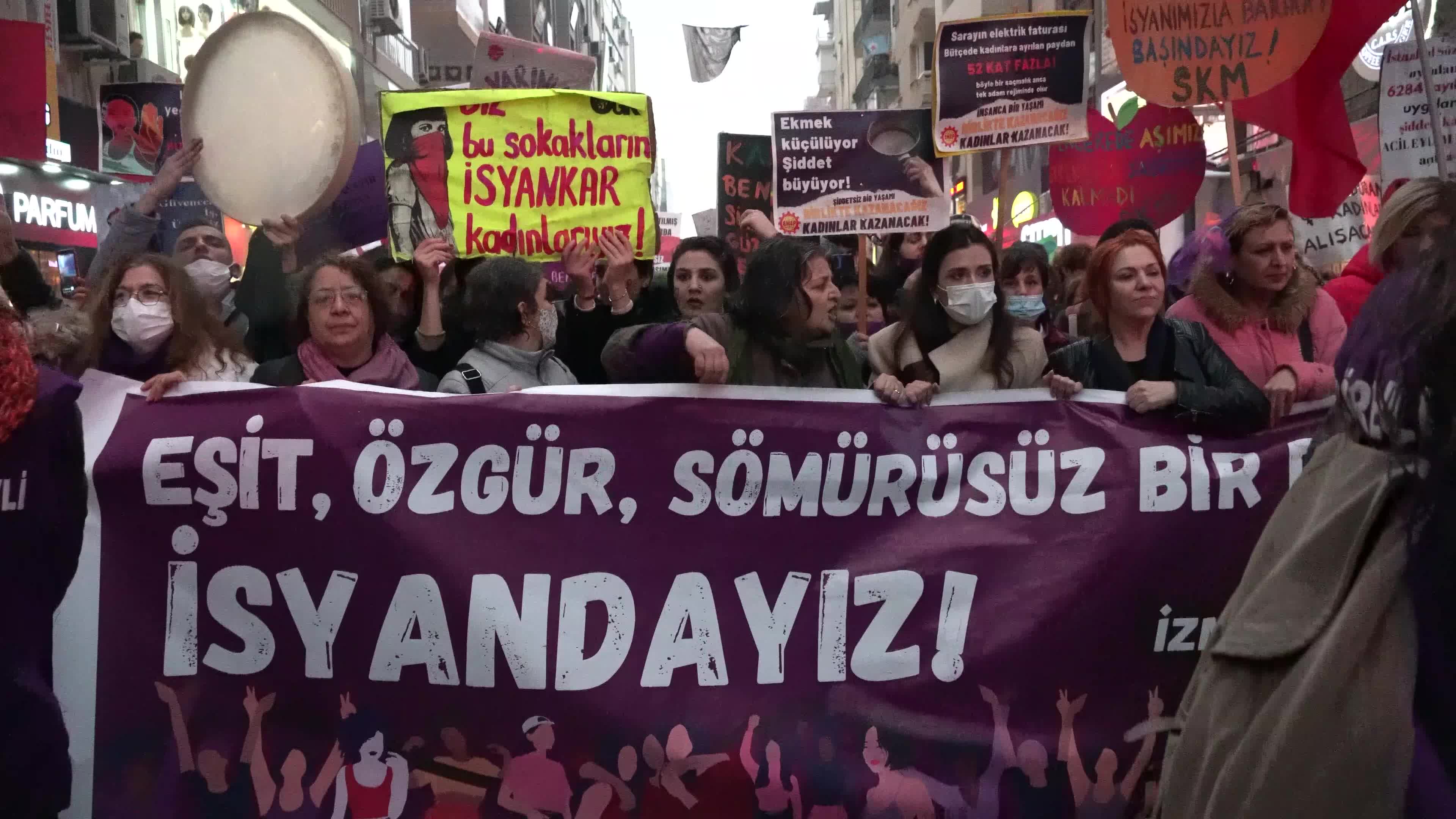 International Women's Day Demonstration In Turkey