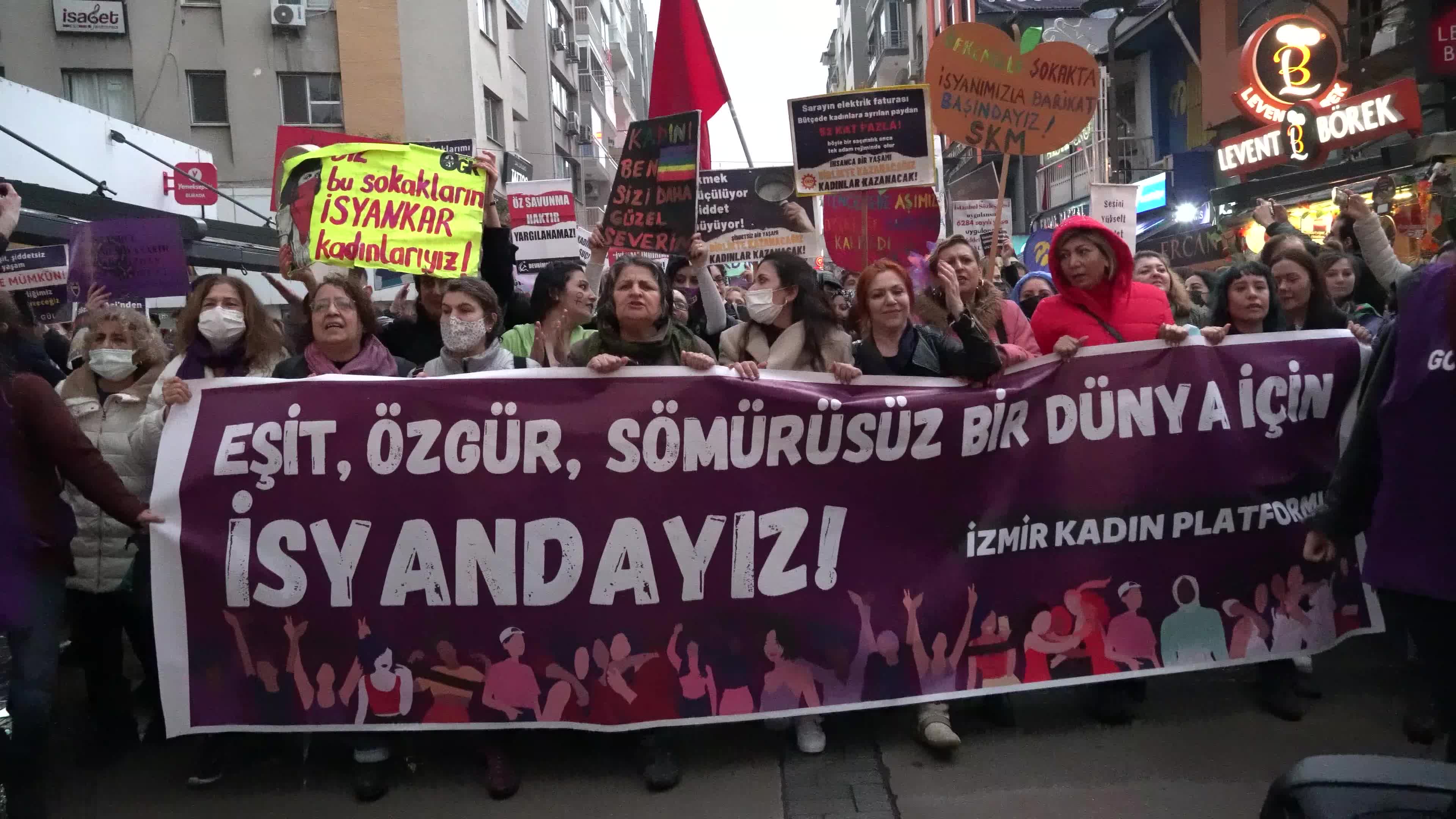 International Women's Day Demonstration In Turkey