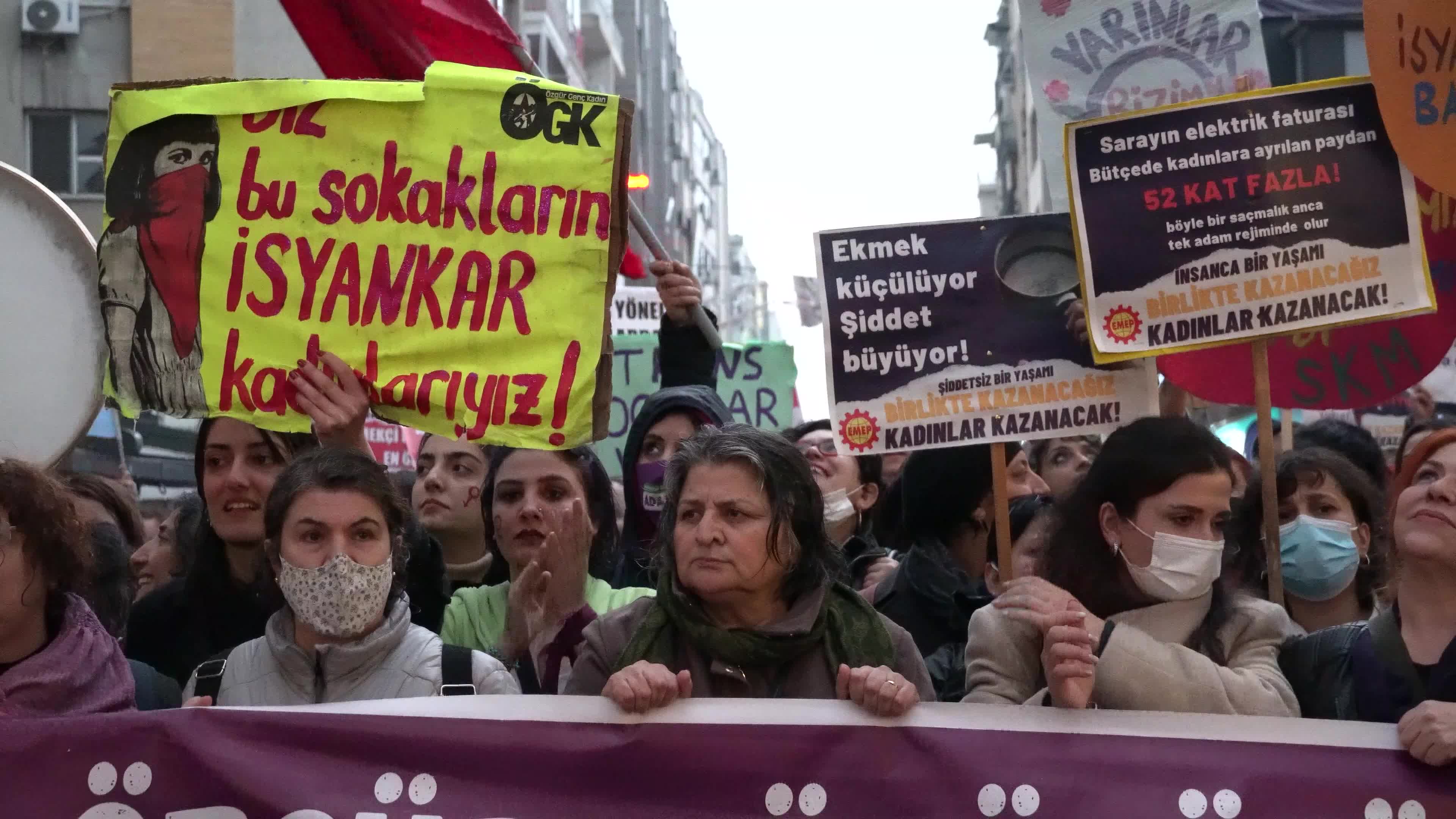 International Women's Day Demonstration In Turkey