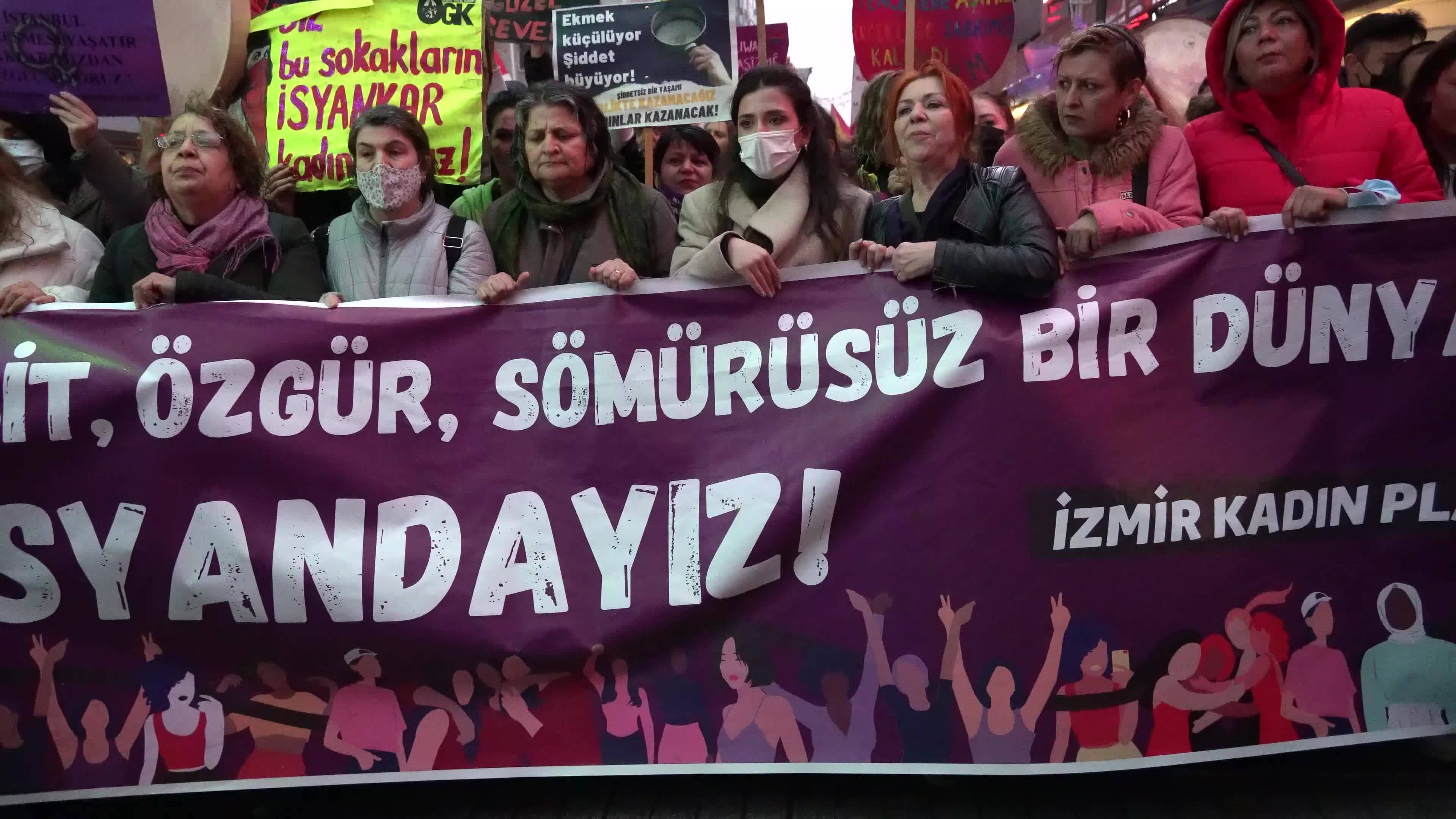 International Women's Day Demonstration In Turkey