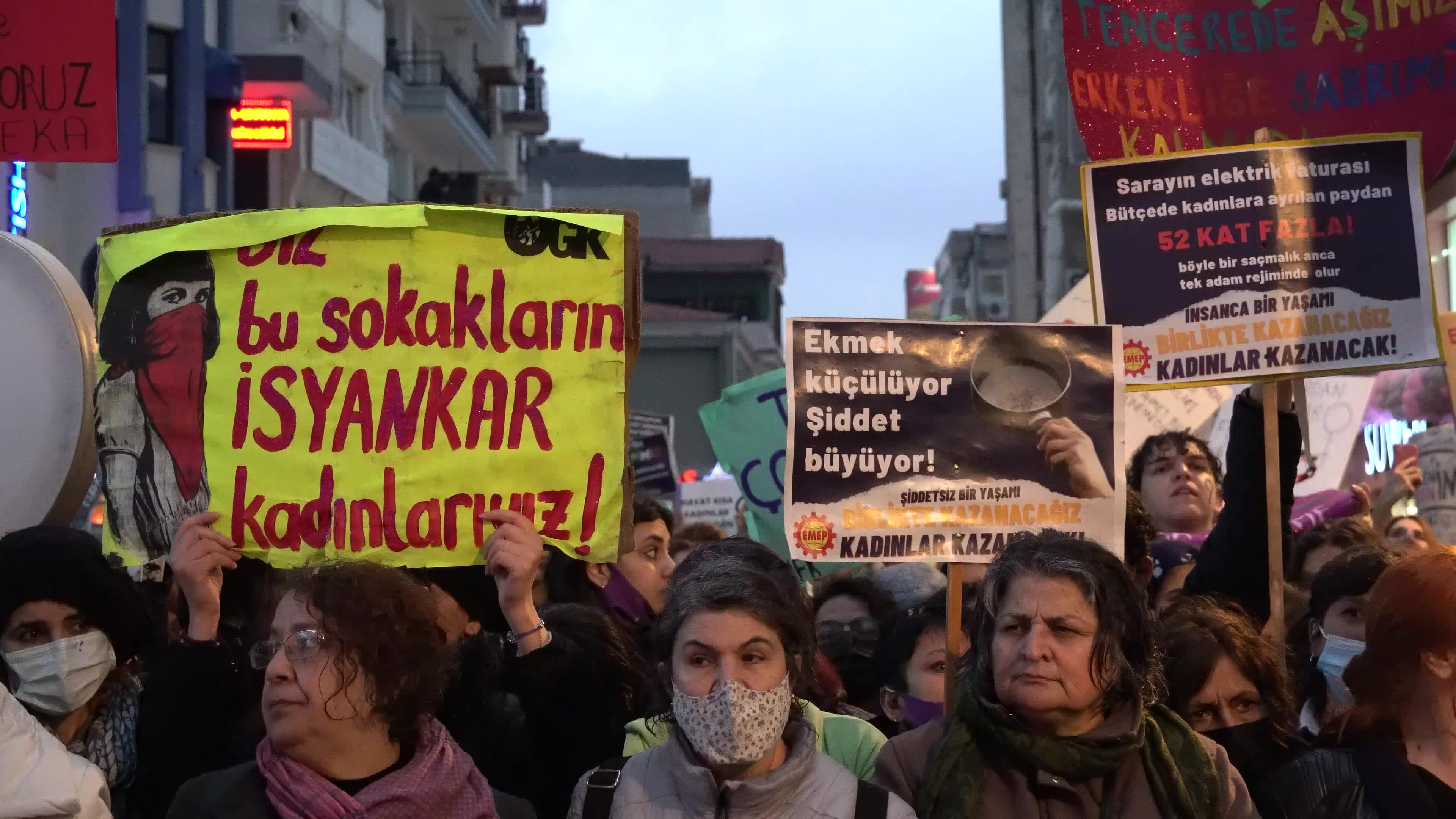 International Women's Day Demonstration In Turkey