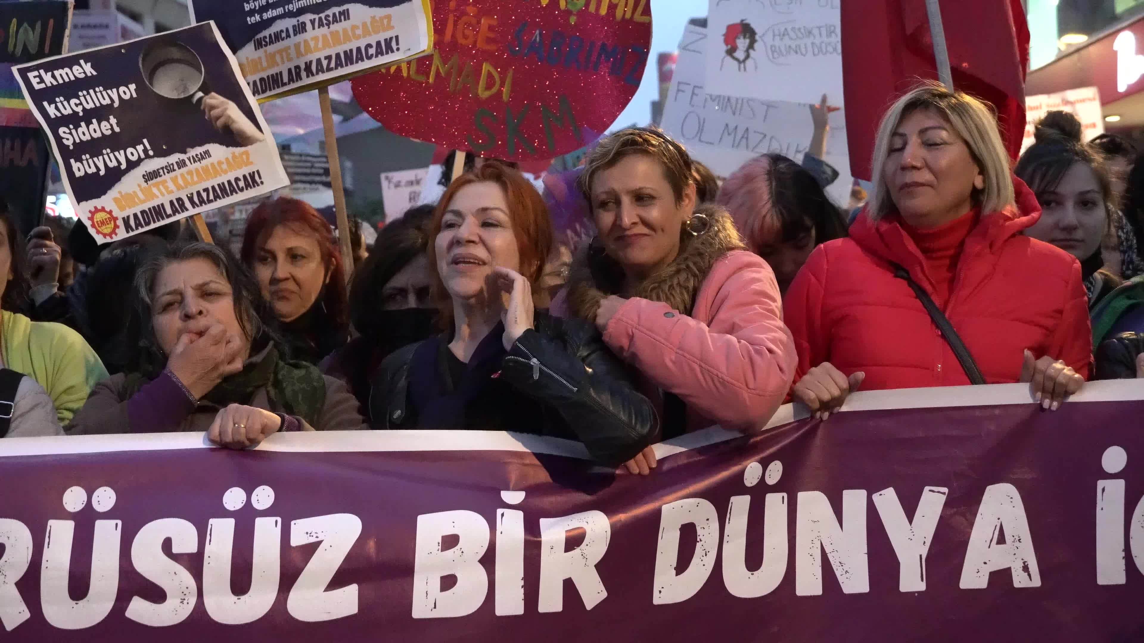 International Women's Day Demonstration In Turkey