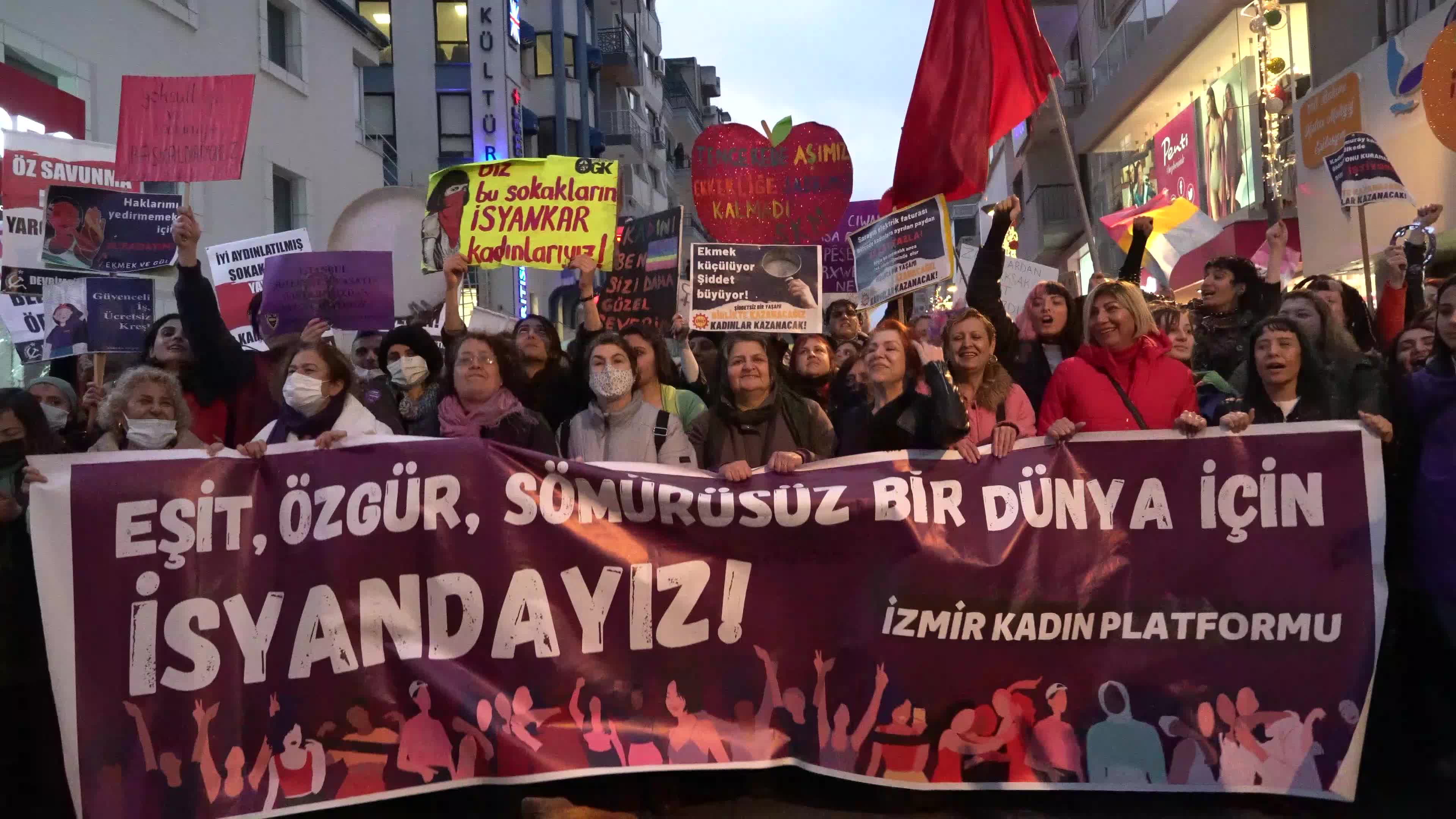 International Women's Day Demonstration In Turkey