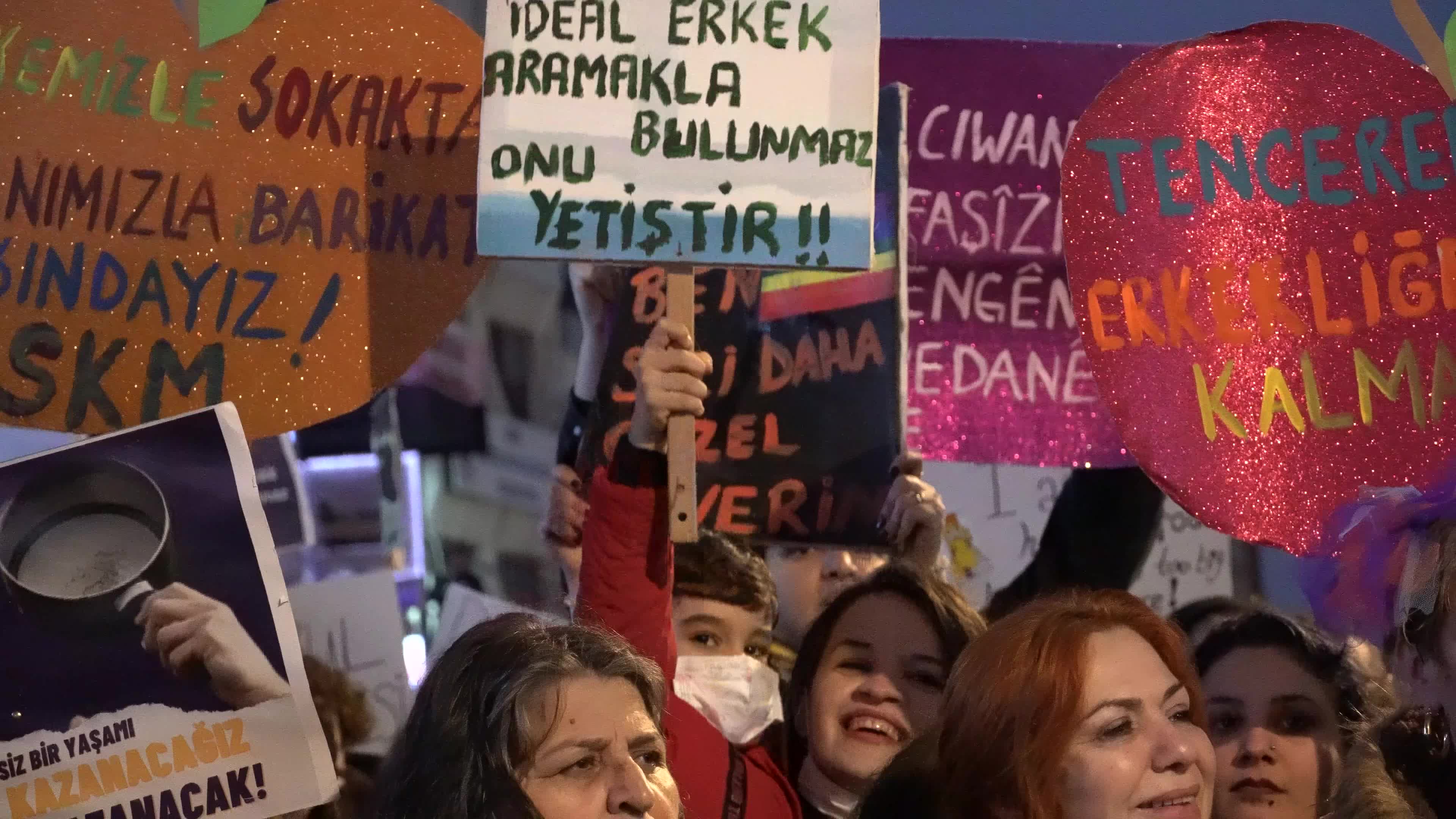 International Women's Day Demonstration In Turkey