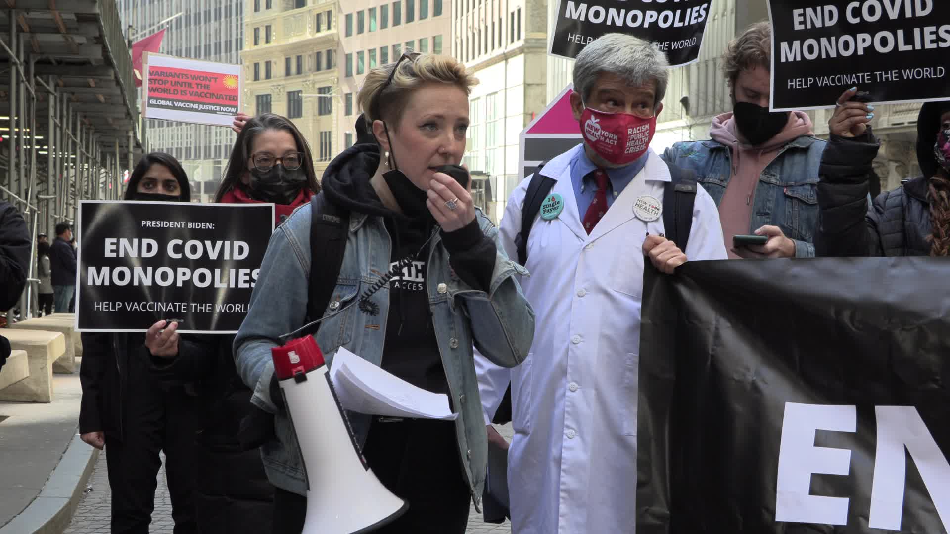 NYC: End COVID-19 Monopolies Protest