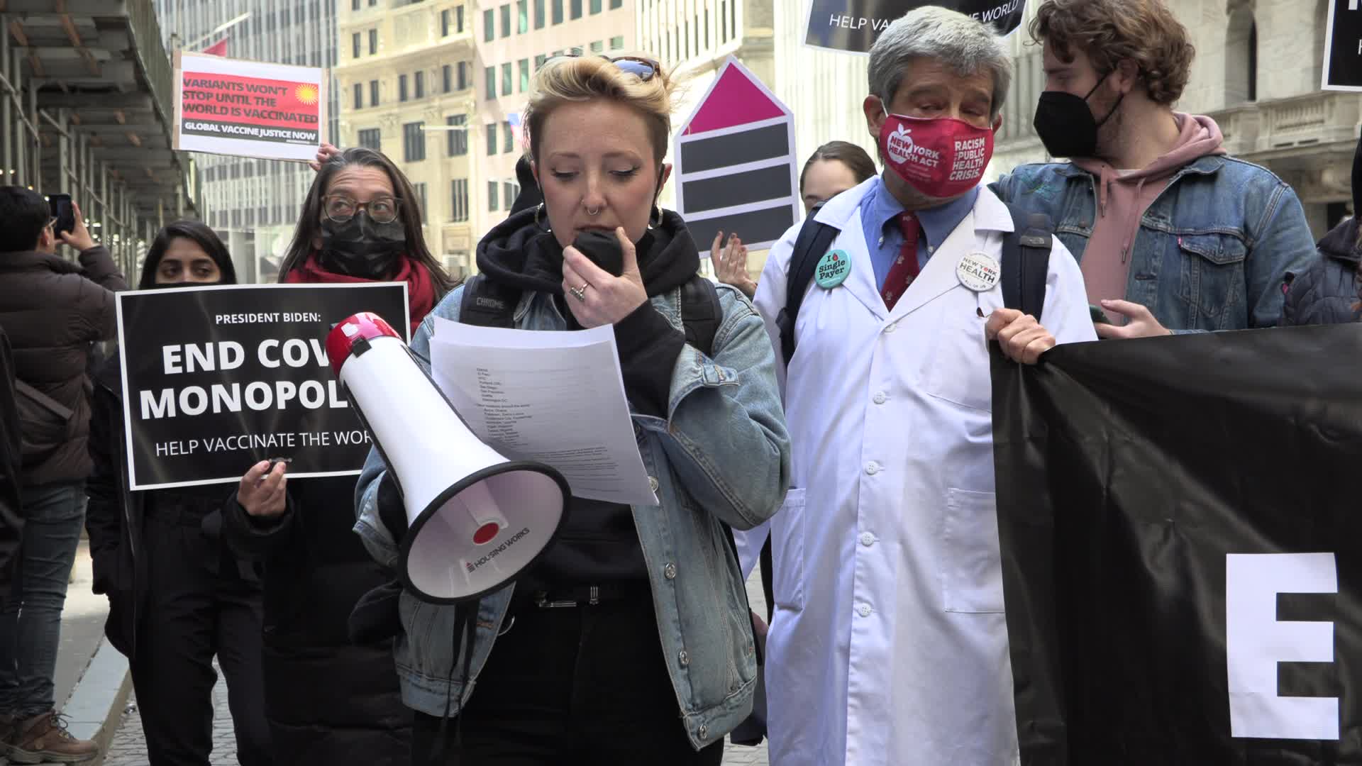 NYC: End COVID-19 Monopolies Protest
