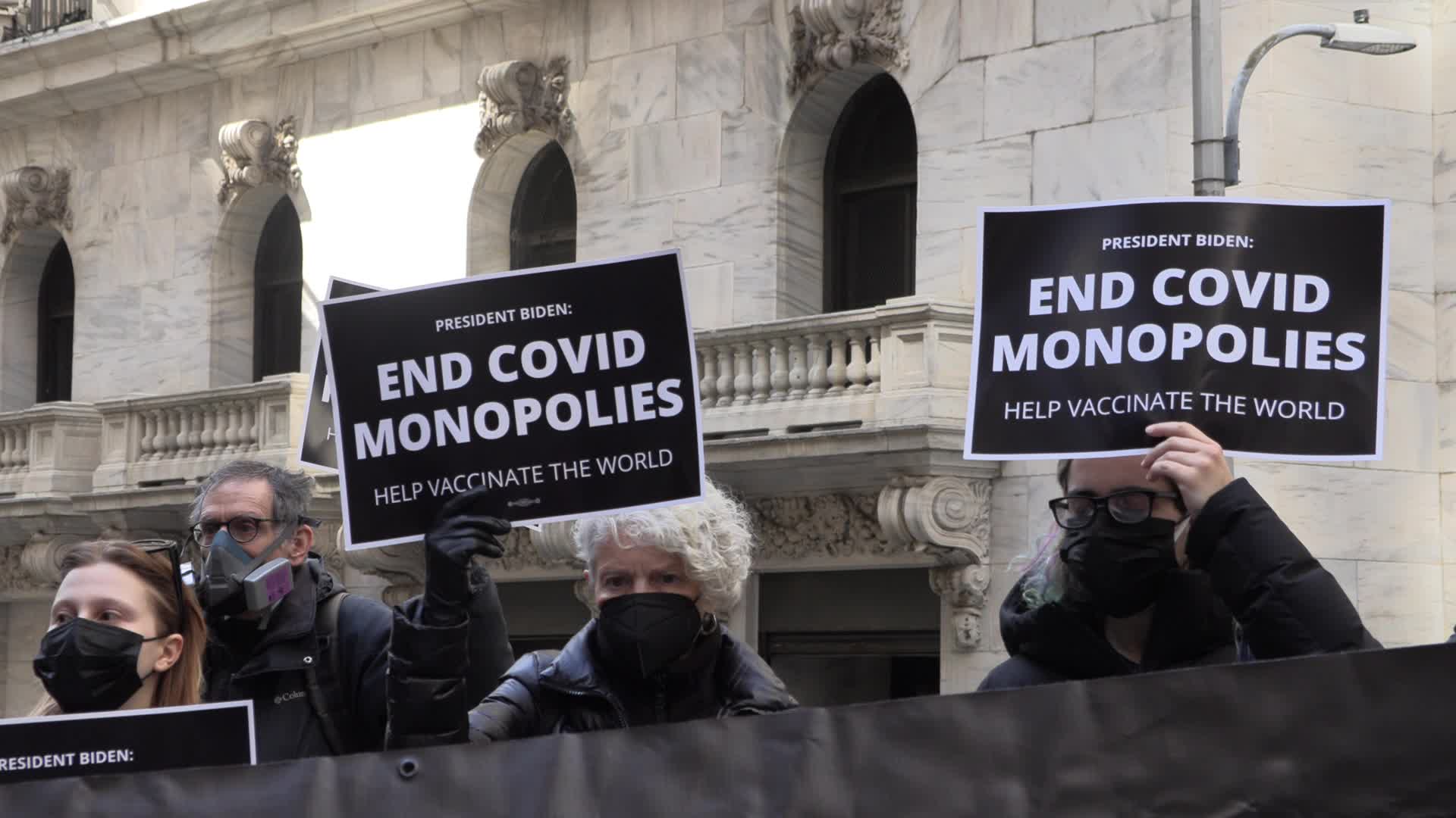 NYC: End COVID-19 Monopolies Protest