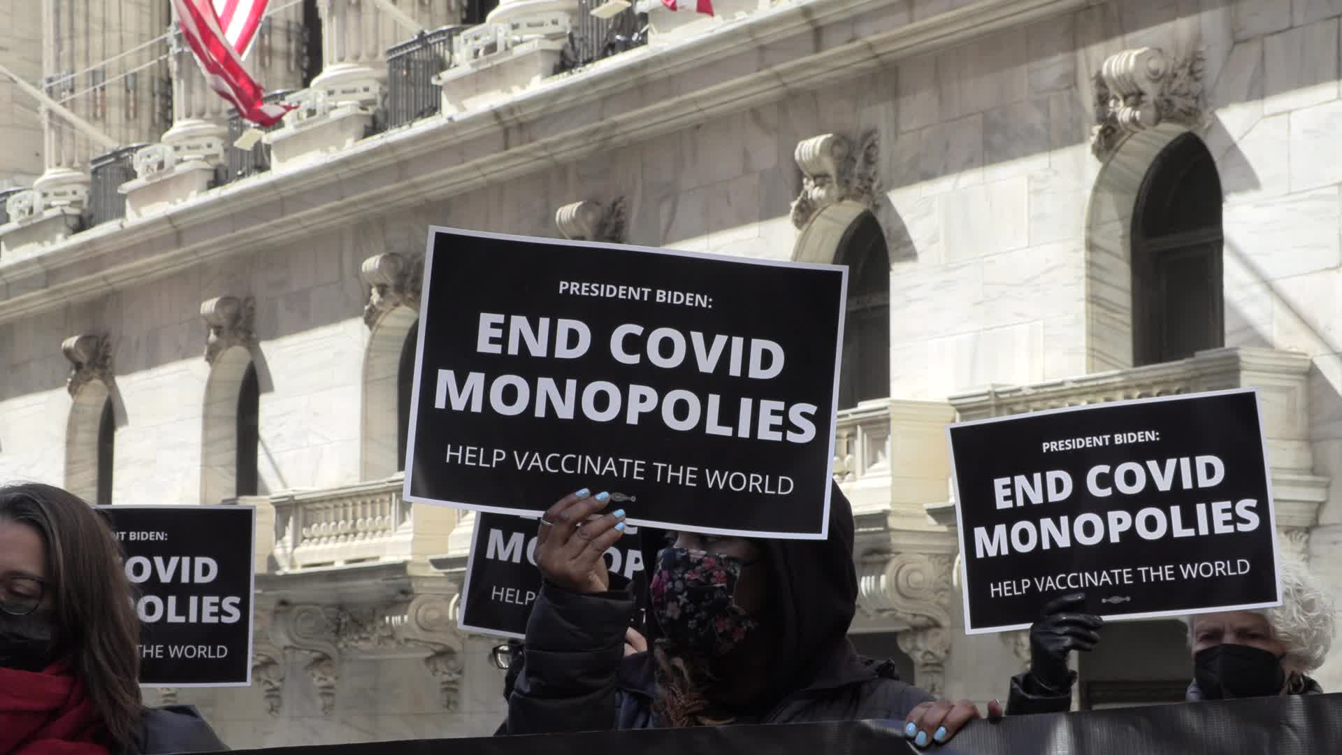 NYC: End COVID-19 Monopolies Protest