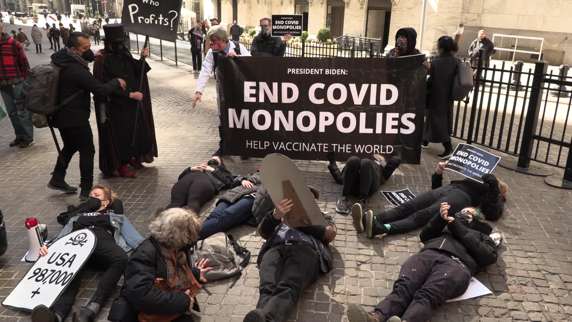 NYC: End COVID-19 Monopolies Protest
