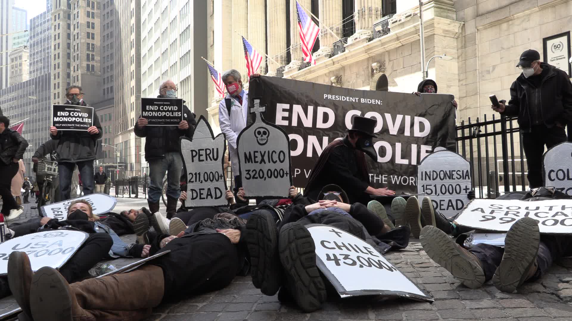 NYC: End COVID-19 Monopolies Protest