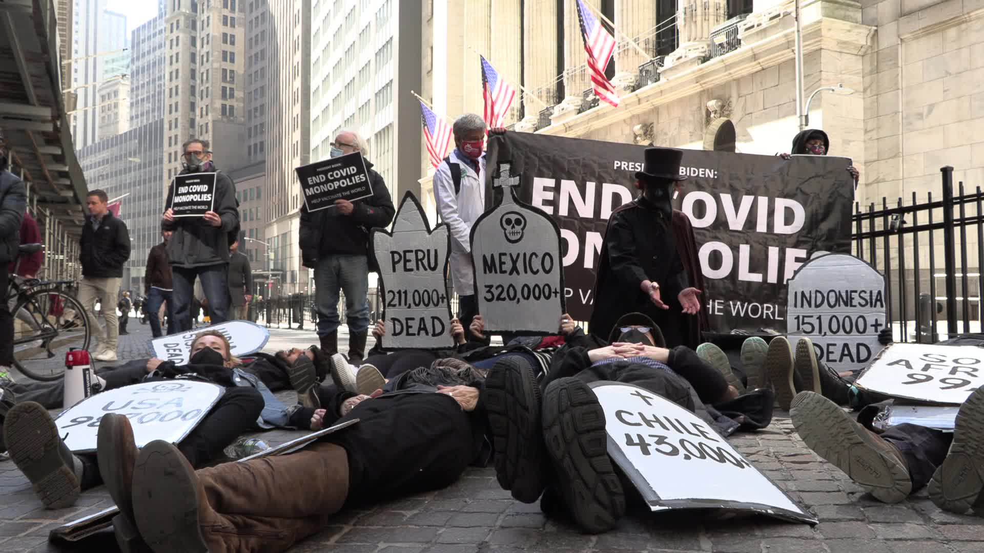 NYC: End COVID-19 Monopolies Protest