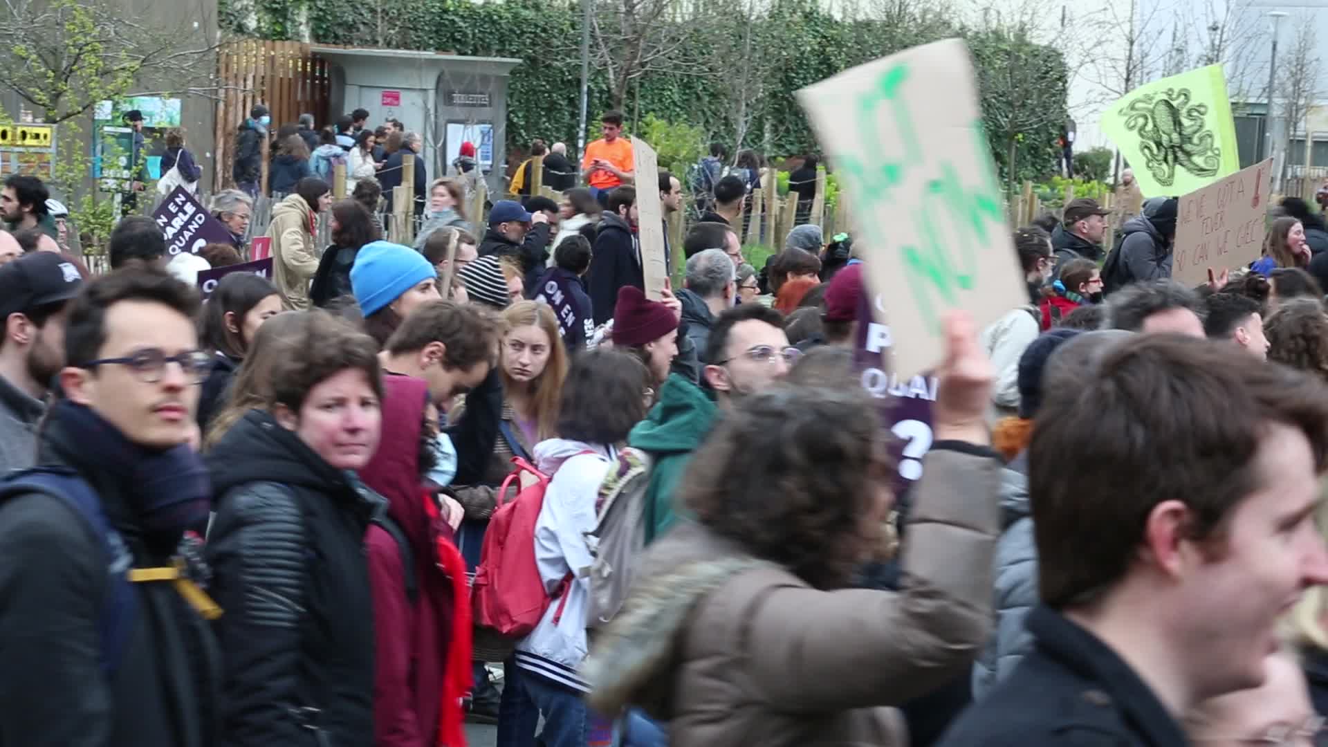 Paris Climate March Gathered Thousands Before The Country’s Presidential Election