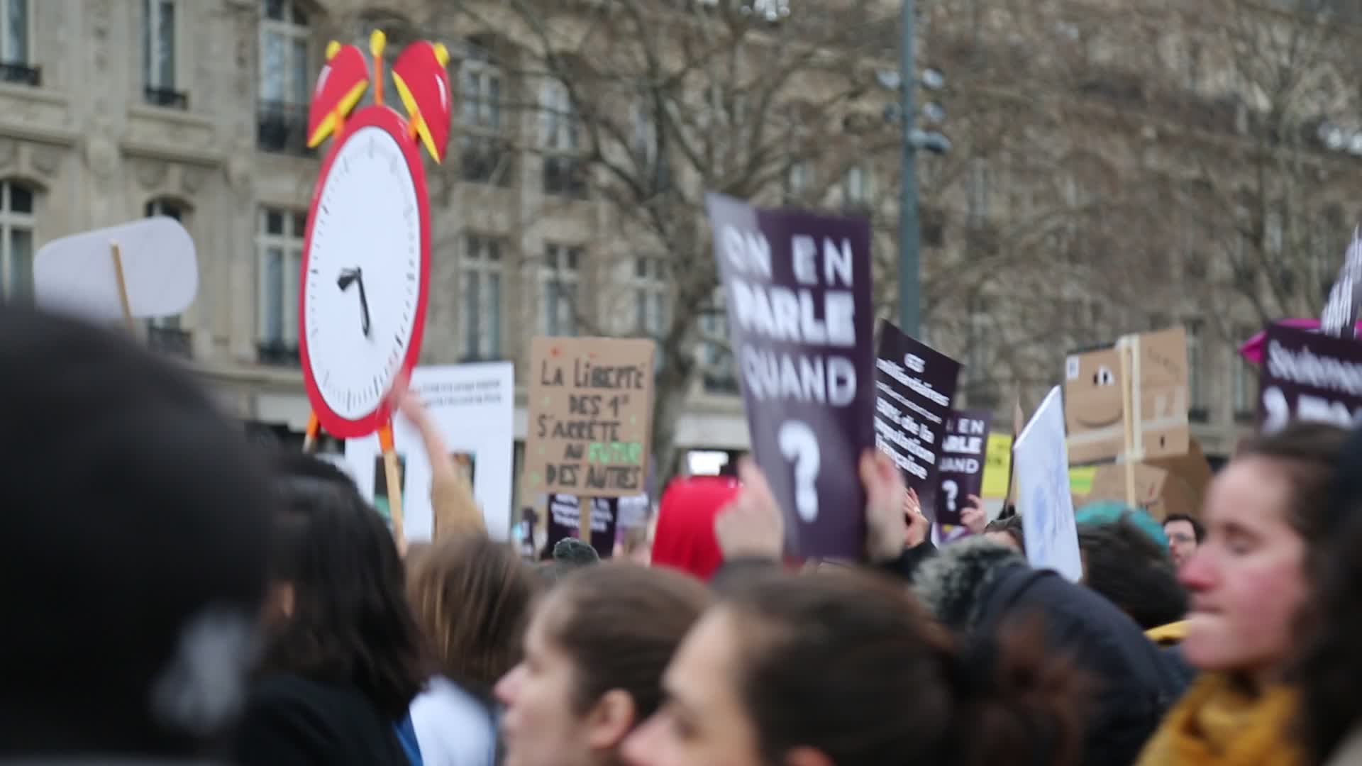 Paris Climate March Gathered Thousands Before The Country’s Presidential Election