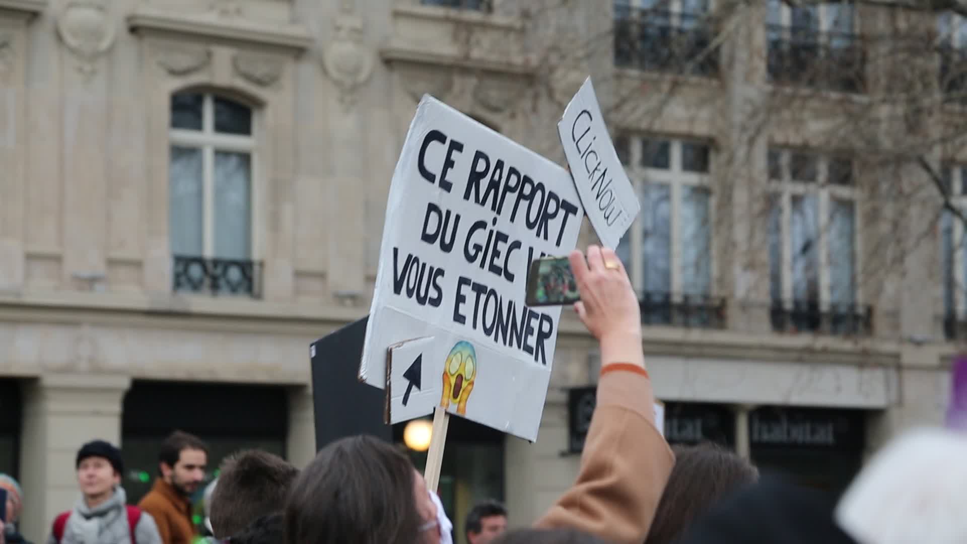 Paris Climate March Gathered Thousands Before The Country’s Presidential Election