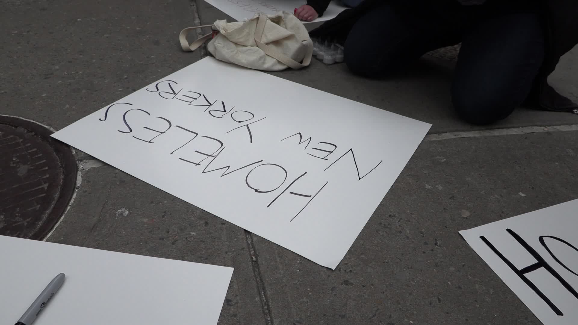 NYC: Vigil for murdered homeless man following attacks