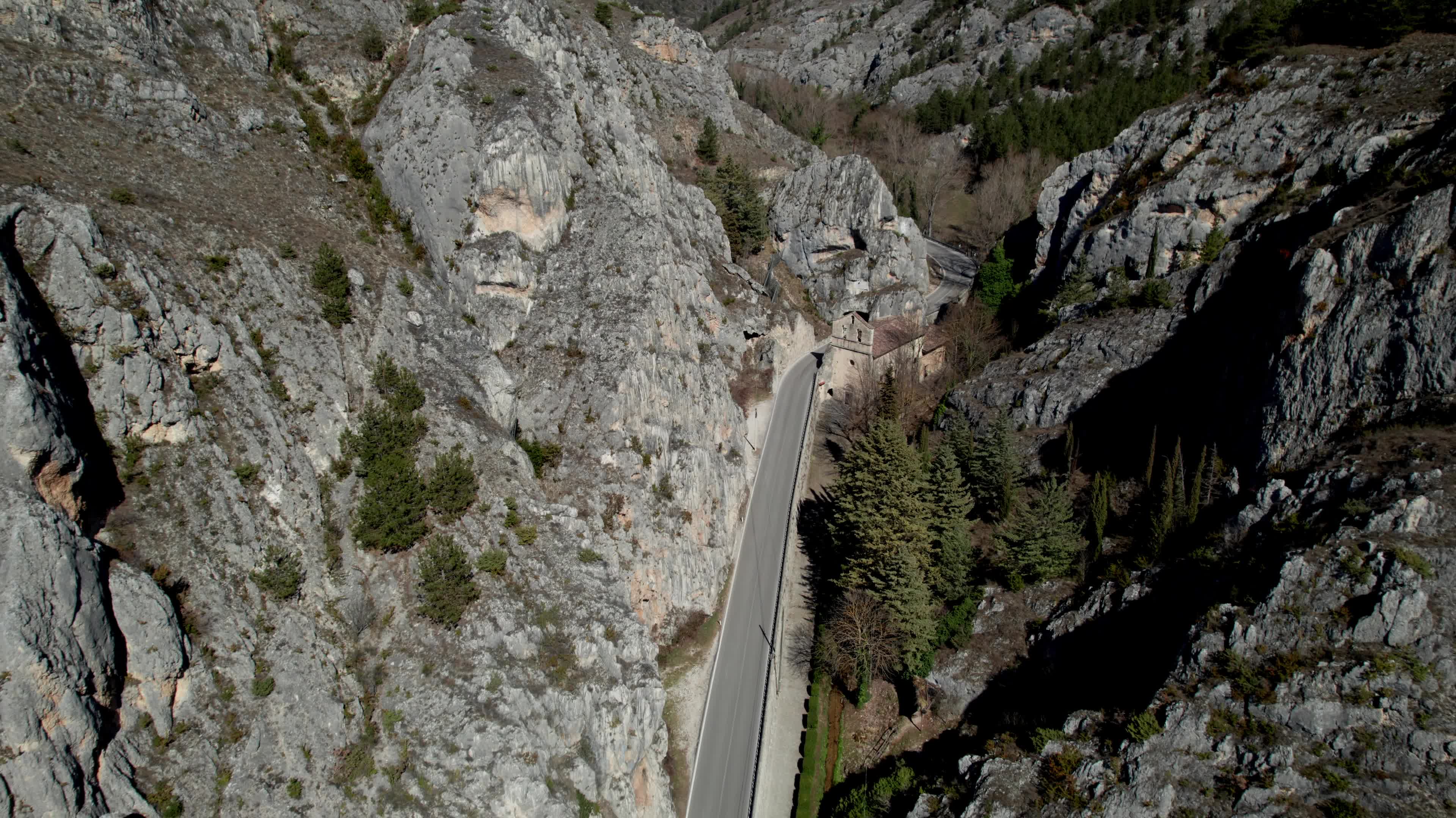 Drone view of Madonna d'Appari sanctuary